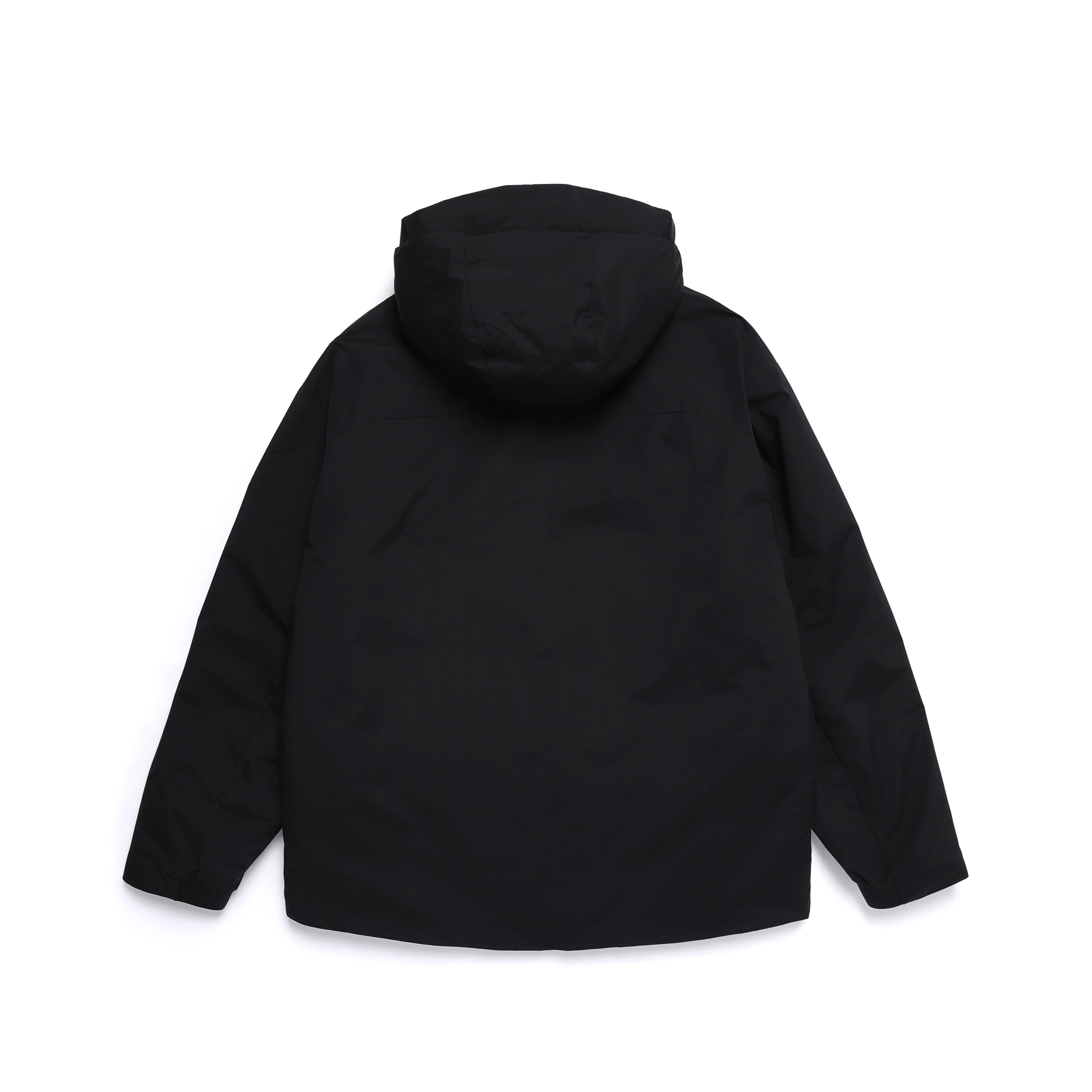 Men'S Urban Hoodie Down Jacket- Carbon Black