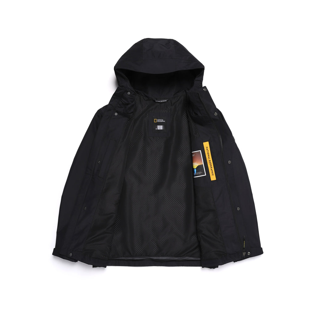 Unisex Commerson 2L Water Resistant Jacket- Carbon Black