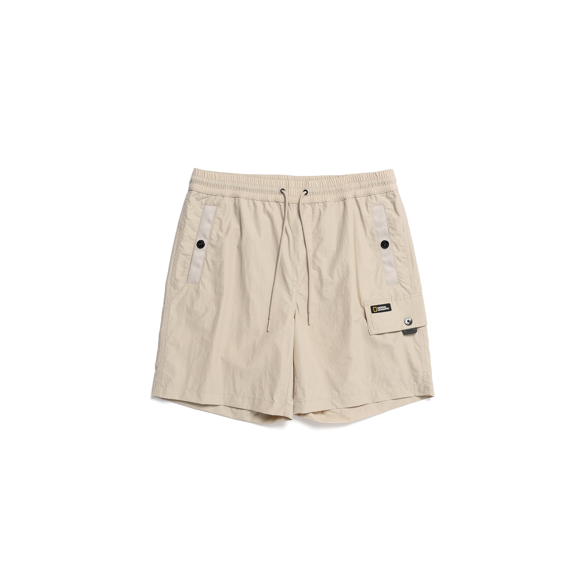 UNISEX AURITA WOVEN POCKET TRAINING SHORTS- OAK