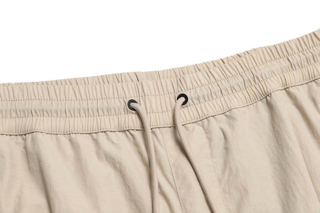 UNISEX AURITA WOVEN POCKET TRAINING SHORTS- OAK