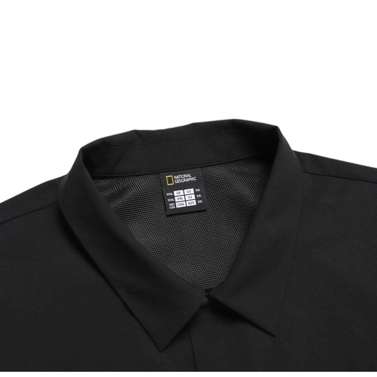 Men'S Urban City Woven Semi-Over Fit Shirt- Carbon Black