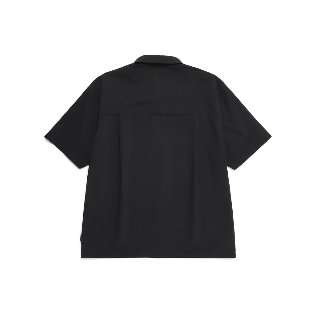 Men'S Urban City Woven Semi-Over Fit Shirt- Carbon Black