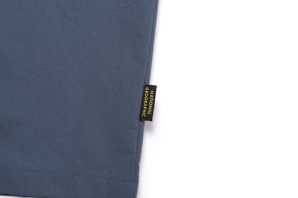 Men'S Urban City Woven Semi-Over Fit Shirt- Turquoise