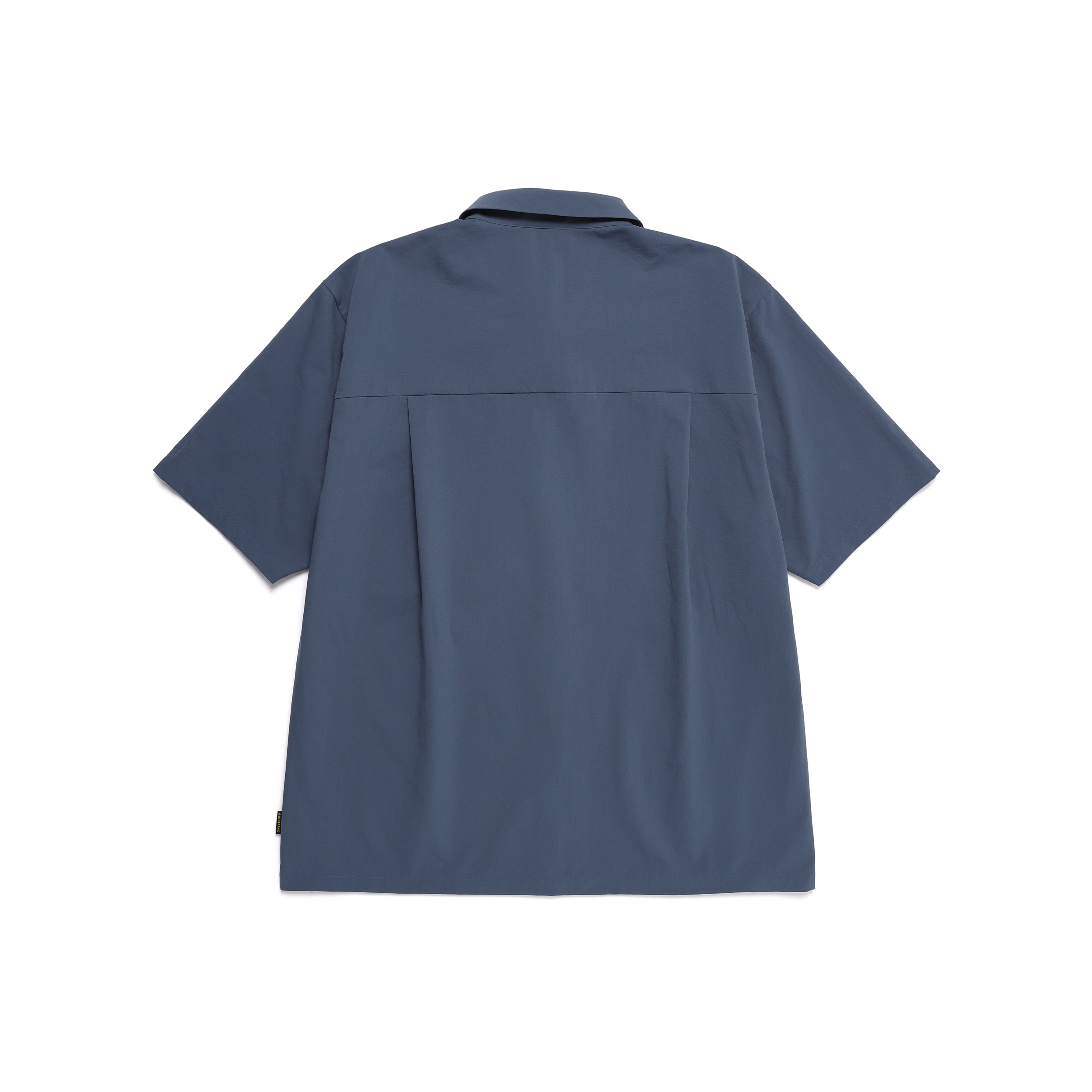 Men'S Urban City Woven Semi-Over Fit Shirt- Turquoise