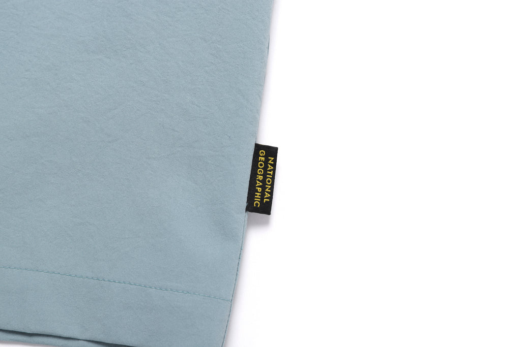 Urban City Woven Semi-Over Fit T-Shirt- Steel Blue