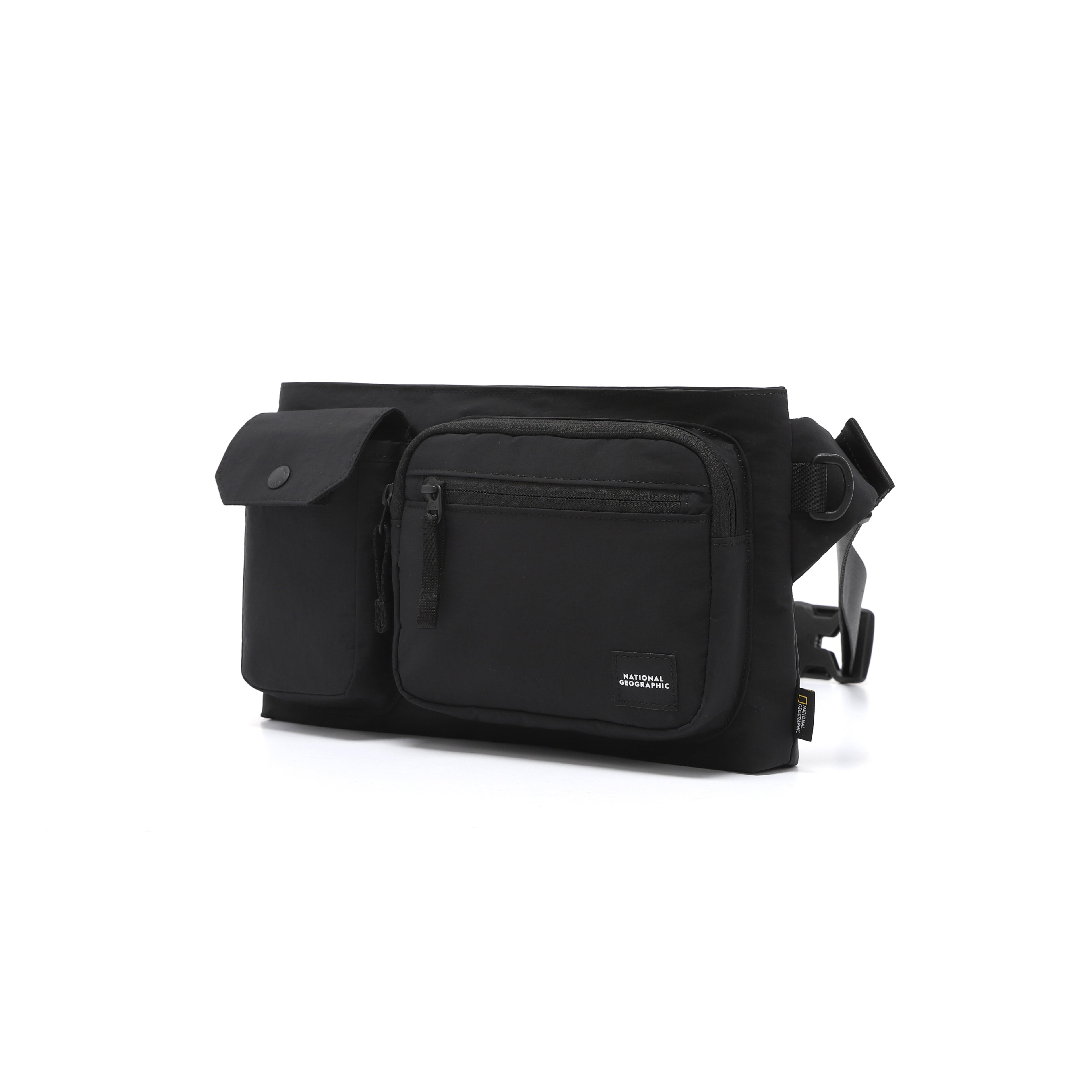 Light Wide Cross Bag- Black