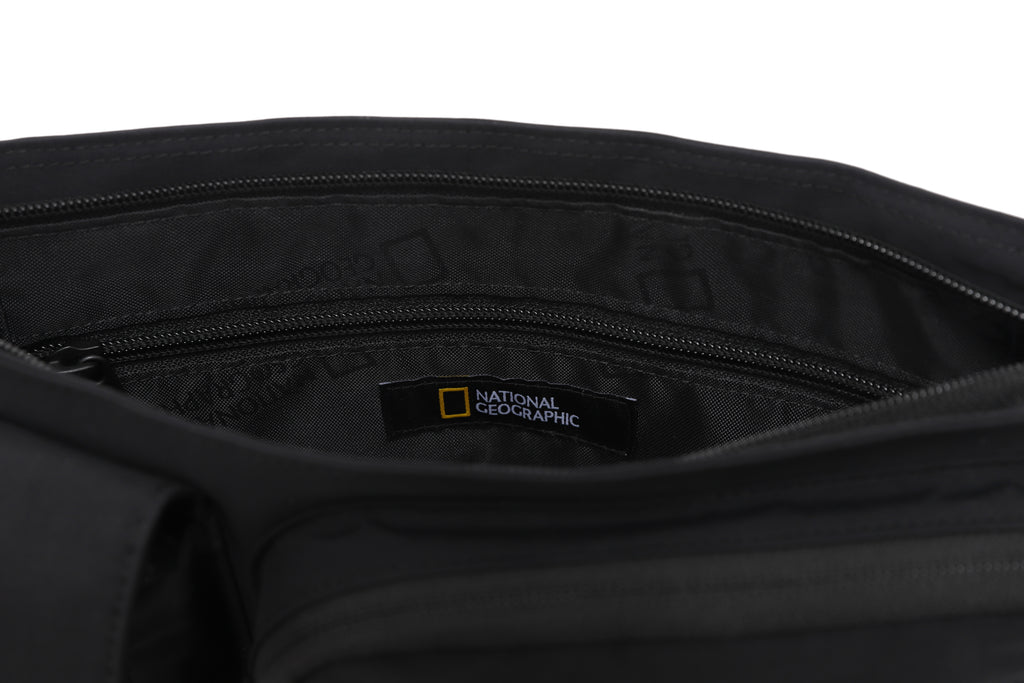 Light Wide Cross Bag- Black
