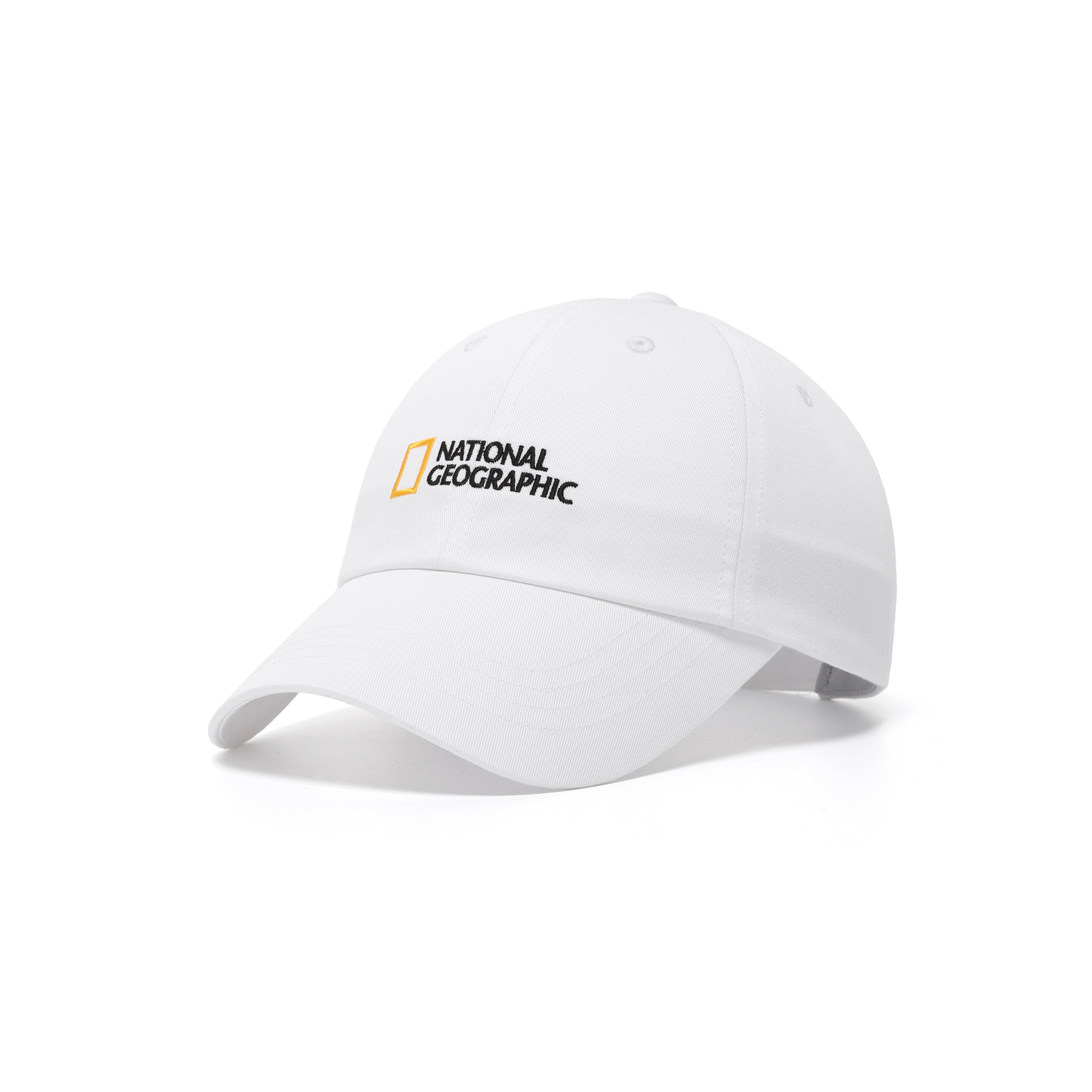 Unisex Small Logo Cap- White