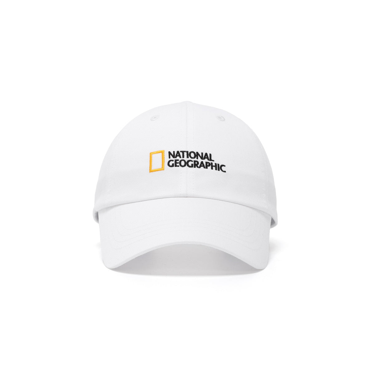 Unisex Small Logo Cap- White