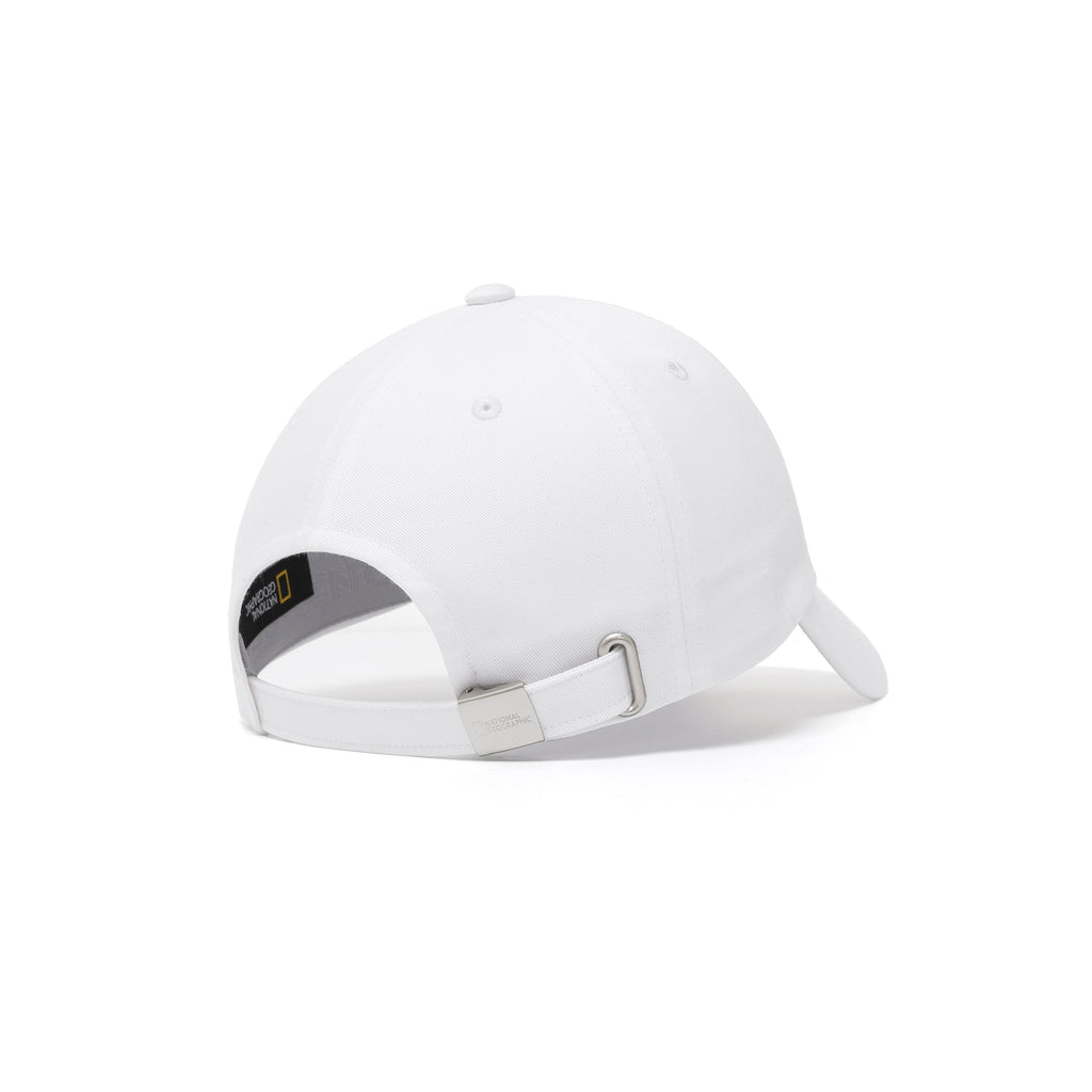 Unisex Small Logo Cap- White