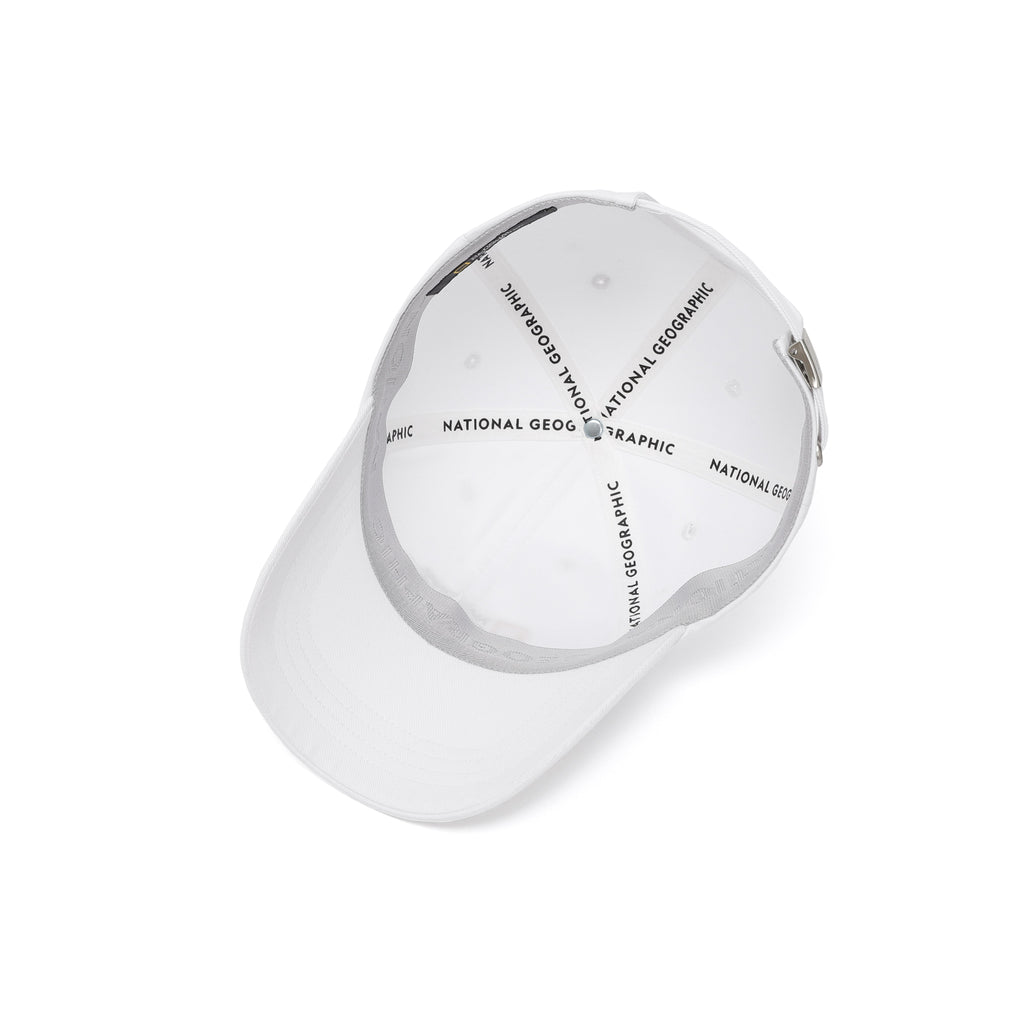 Unisex Small Logo Cap- White