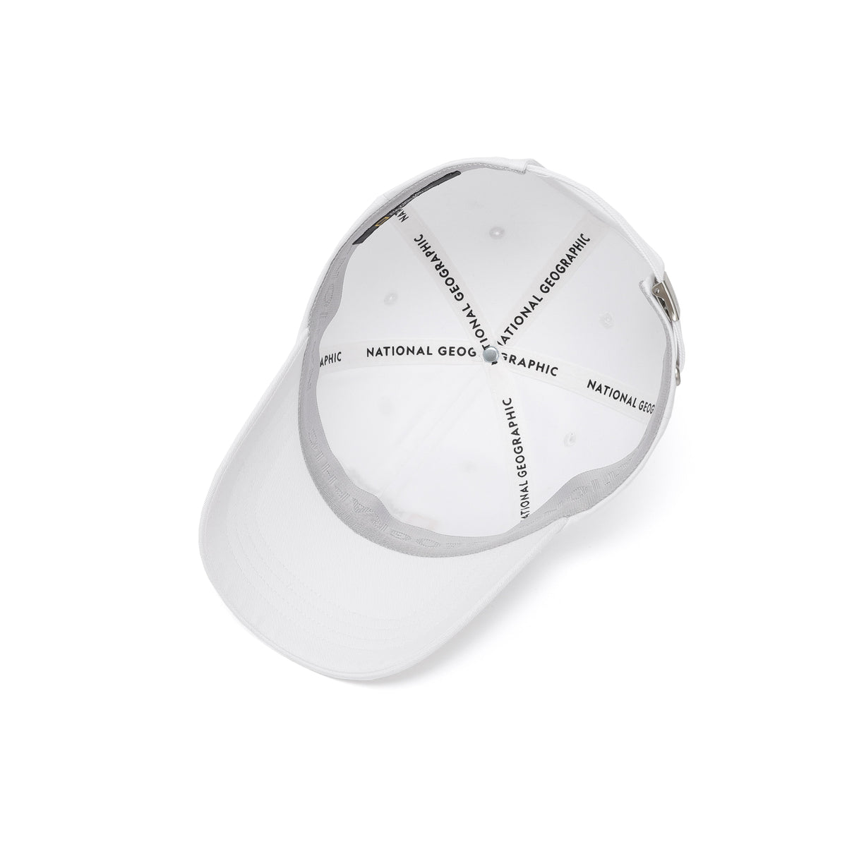 Unisex Small Logo Cap- White