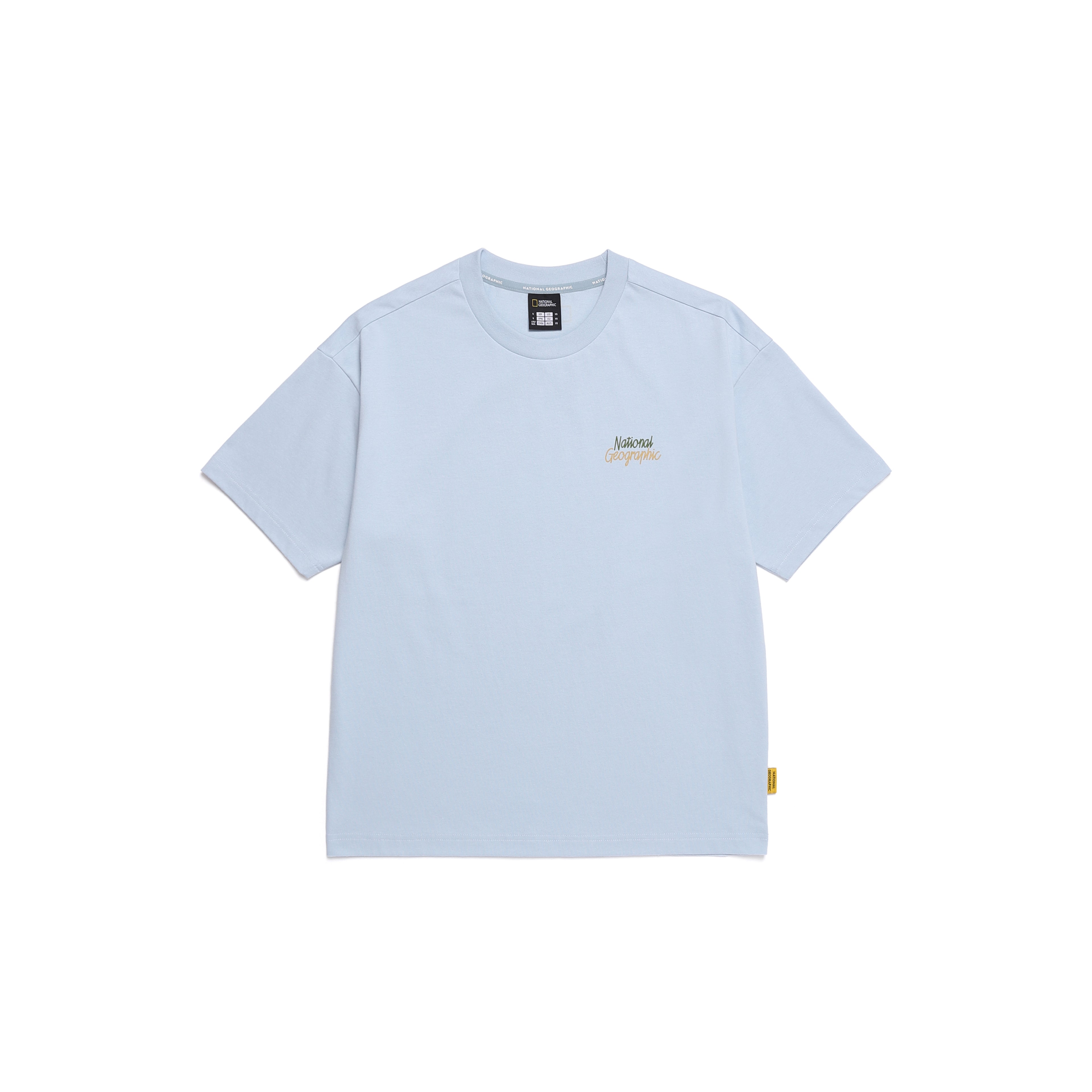 Unisex Regen Askin Travel Graphic Semi Oversized T-Shirt- L/Blue