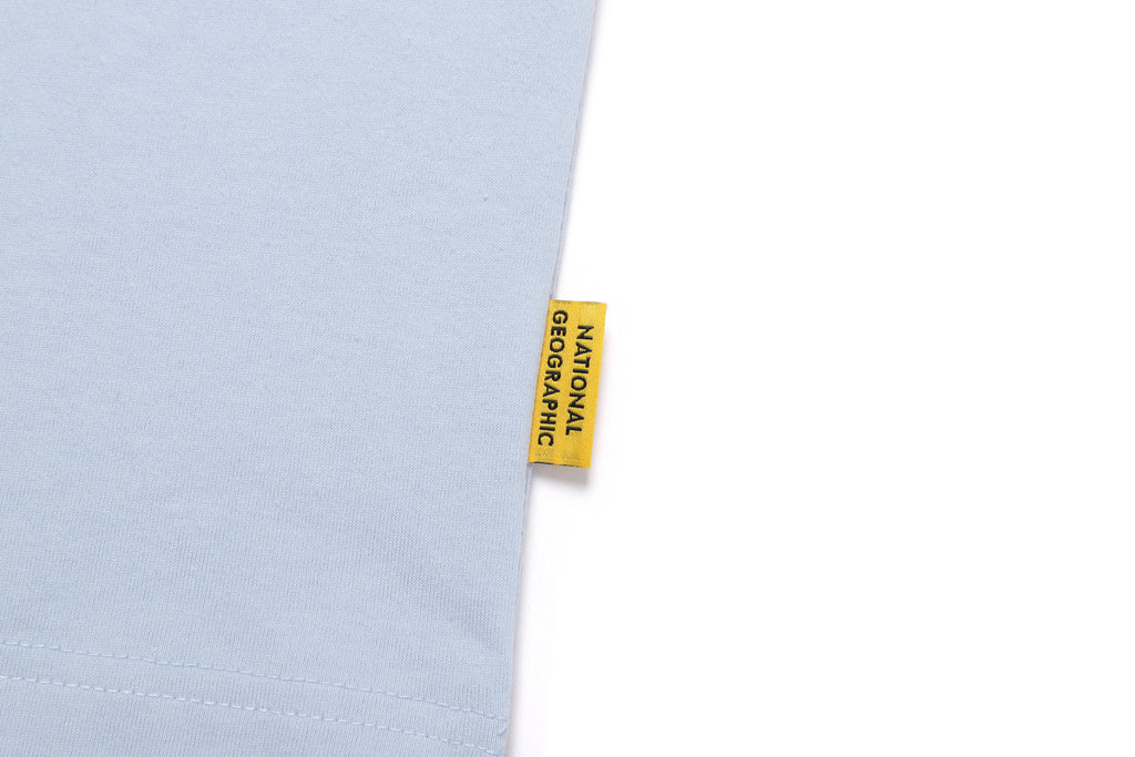 Unisex Regen Askin Travel Graphic Semi Oversized T-Shirt- L/Blue