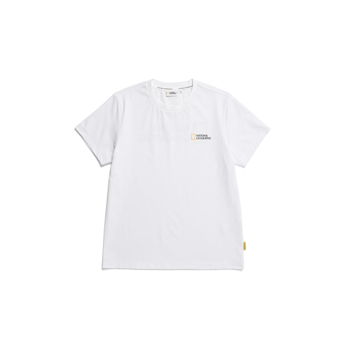 Woman'S Tshirt With Big Logo- White