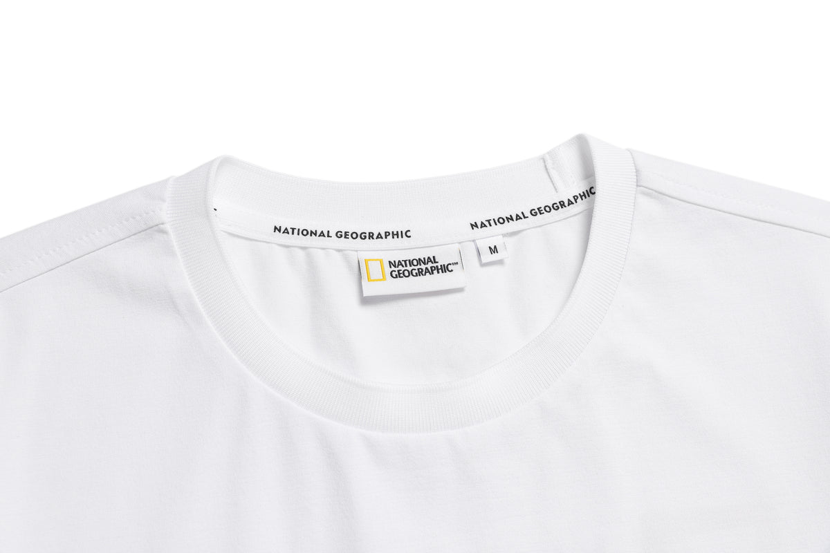 Woman'S Tshirt With Big Logo- White