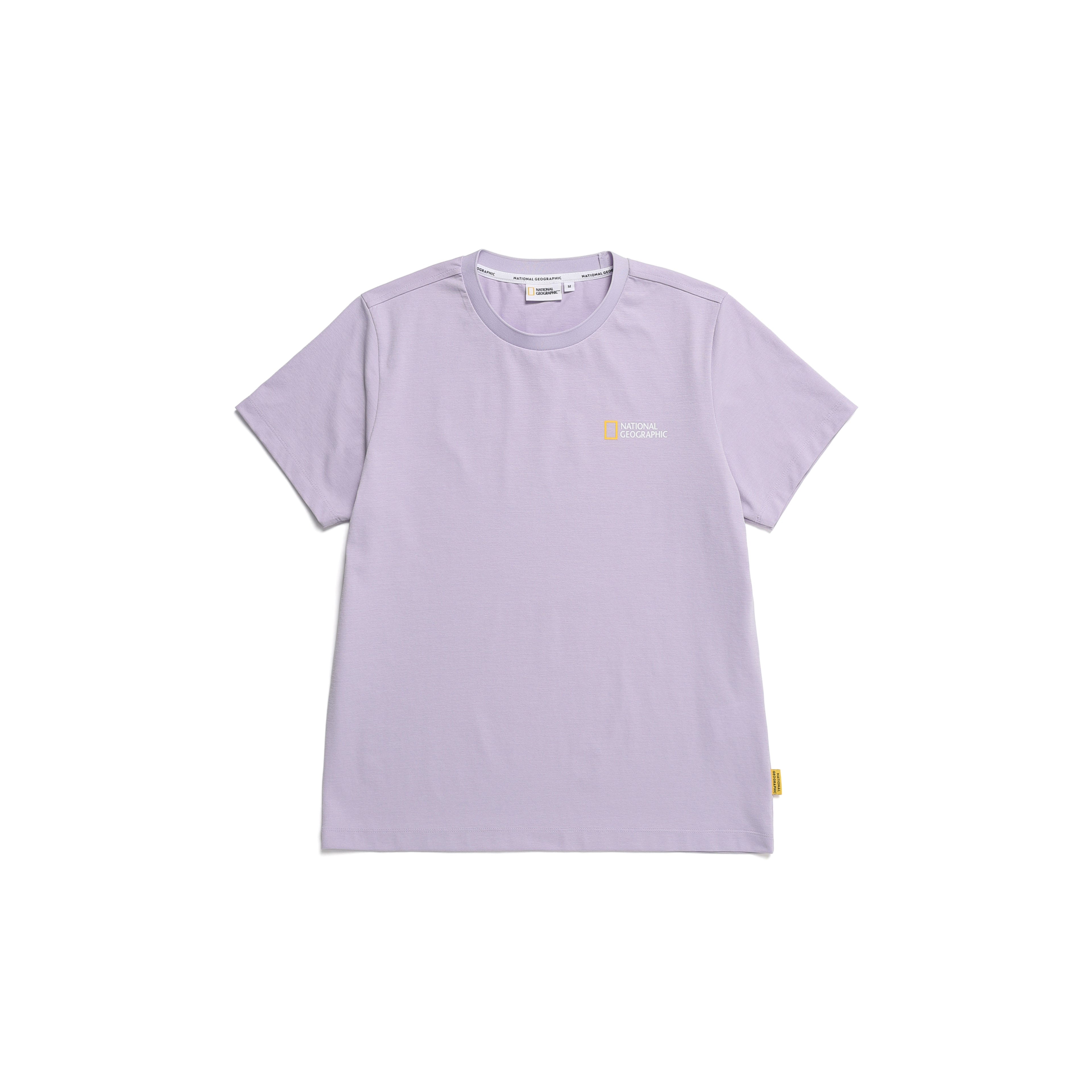 Woman'S Tshirt With Big Logo- Lavender