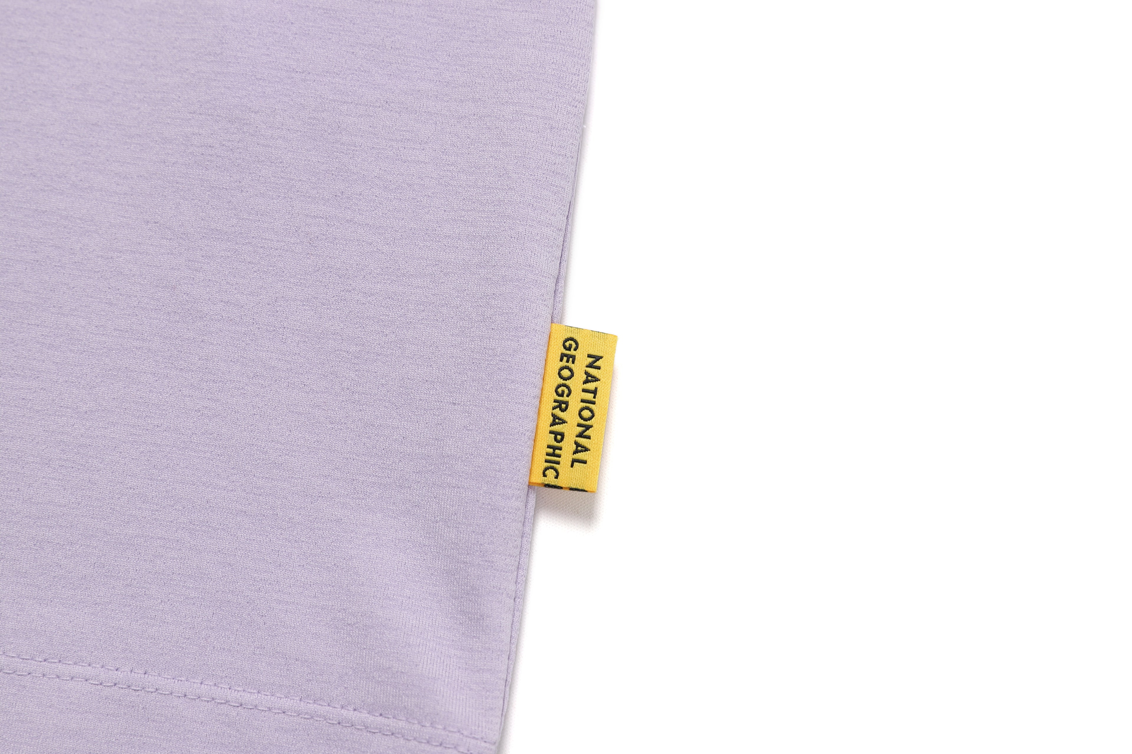 Woman'S Tshirt With Big Logo- Lavender