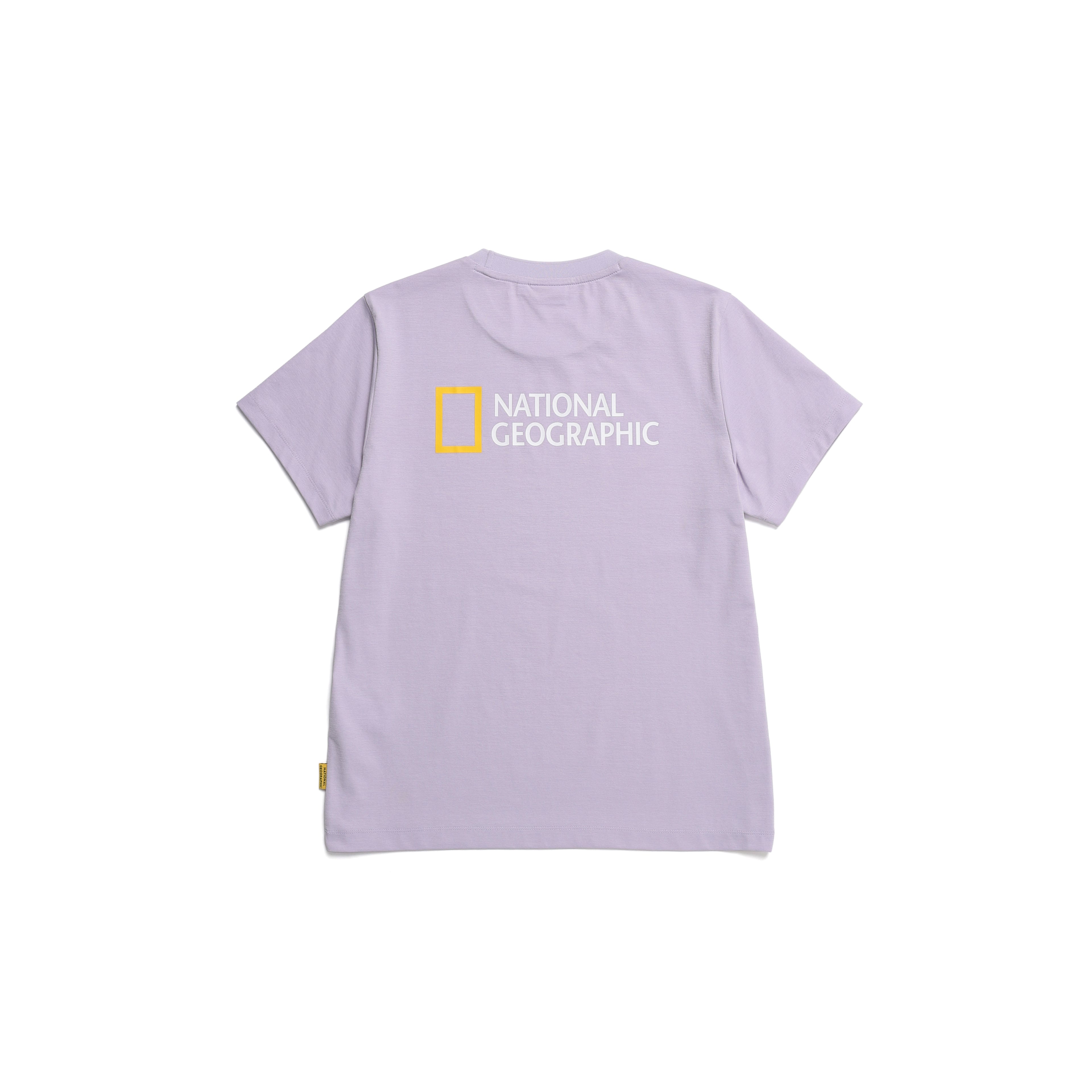 Woman'S Tshirt With Big Logo- Lavender