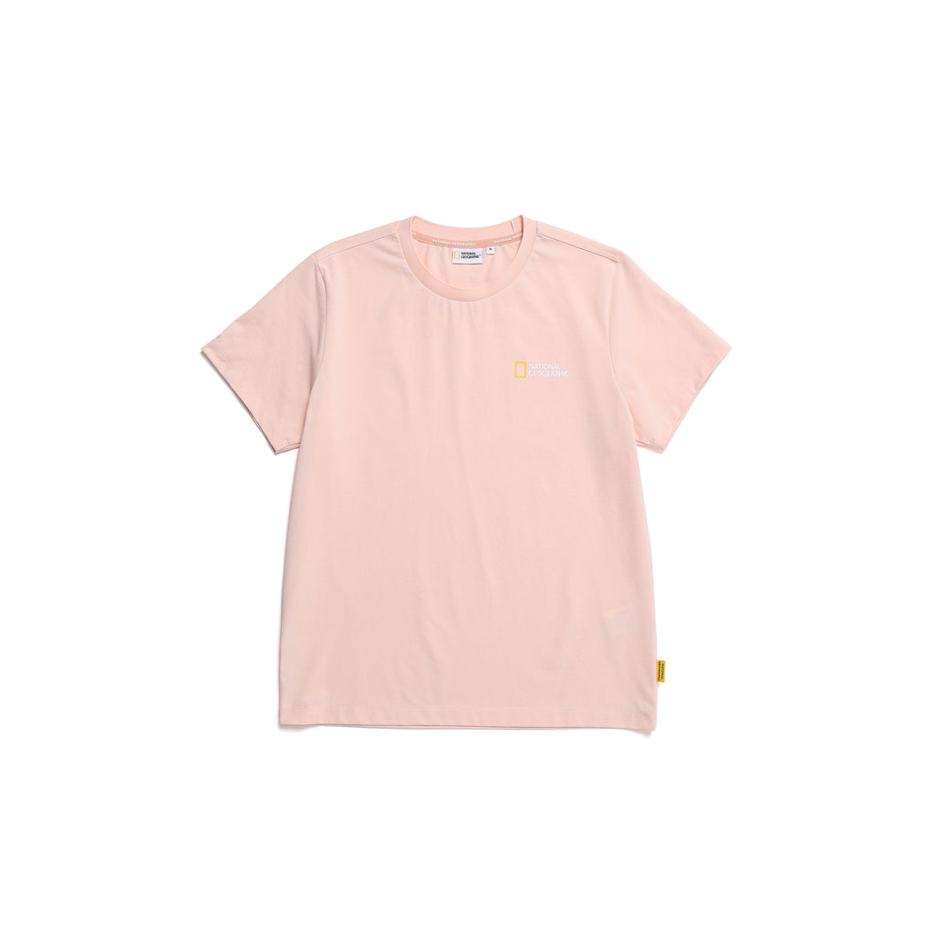 Woman'S Tshirt With Big Logo- White