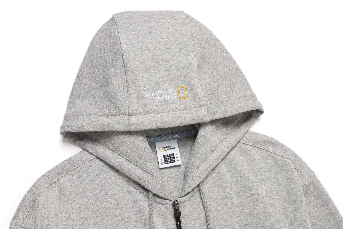 Women'S Aporia Hooded Zip-Up-M/Grey