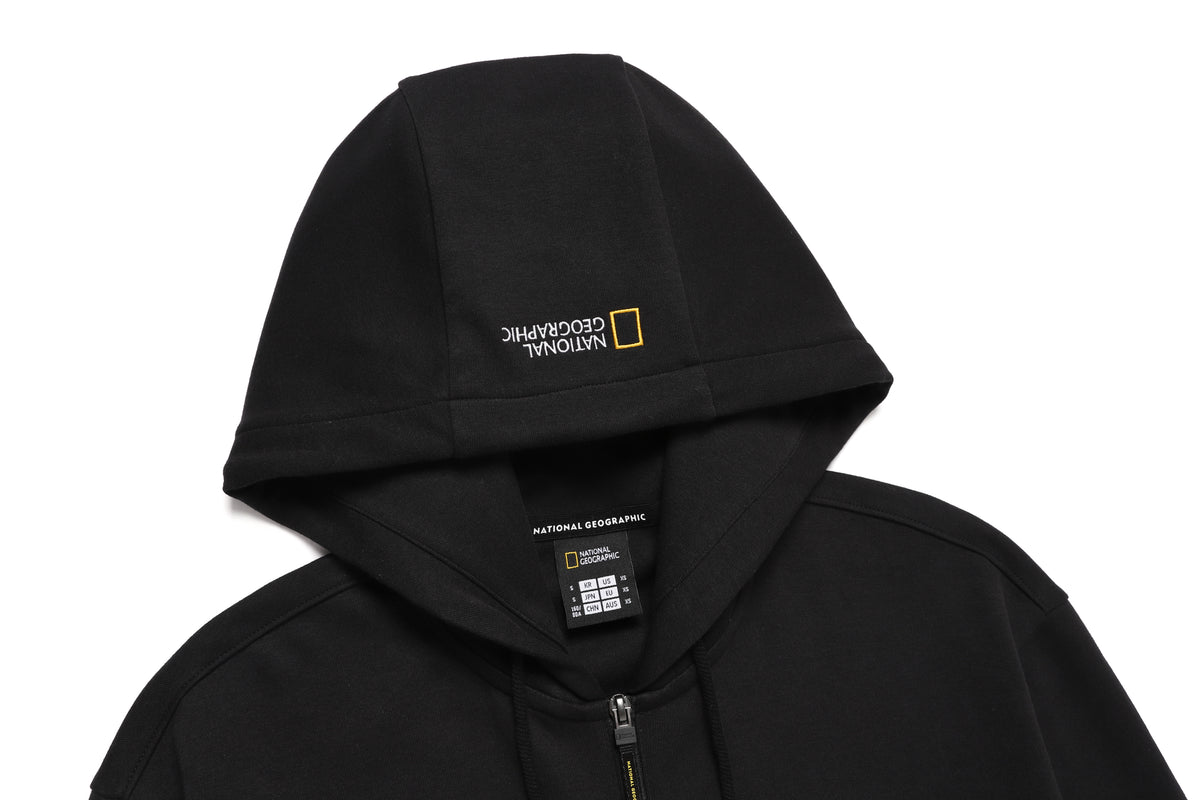 Women'S Aporia Hooded Zip-Up-Black