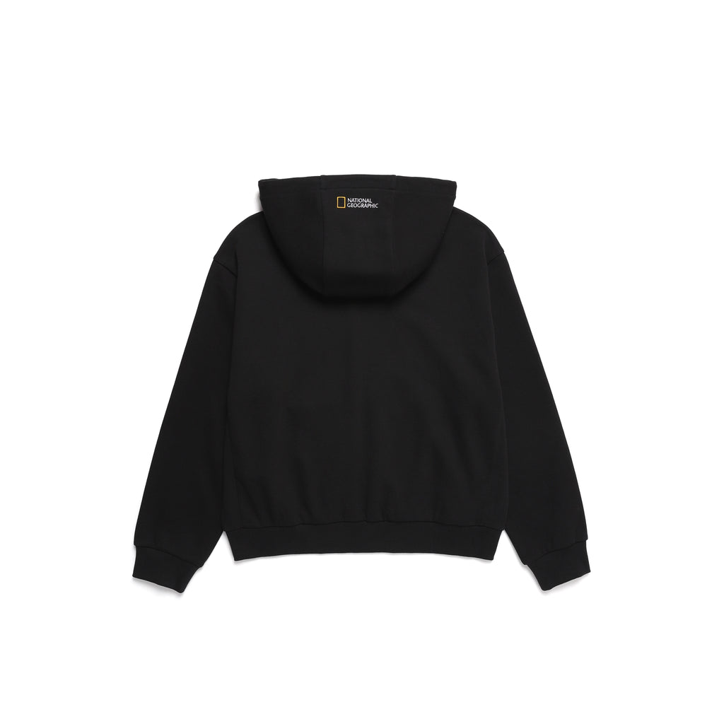 Women'S Aporia Hooded Zip-Up-Black