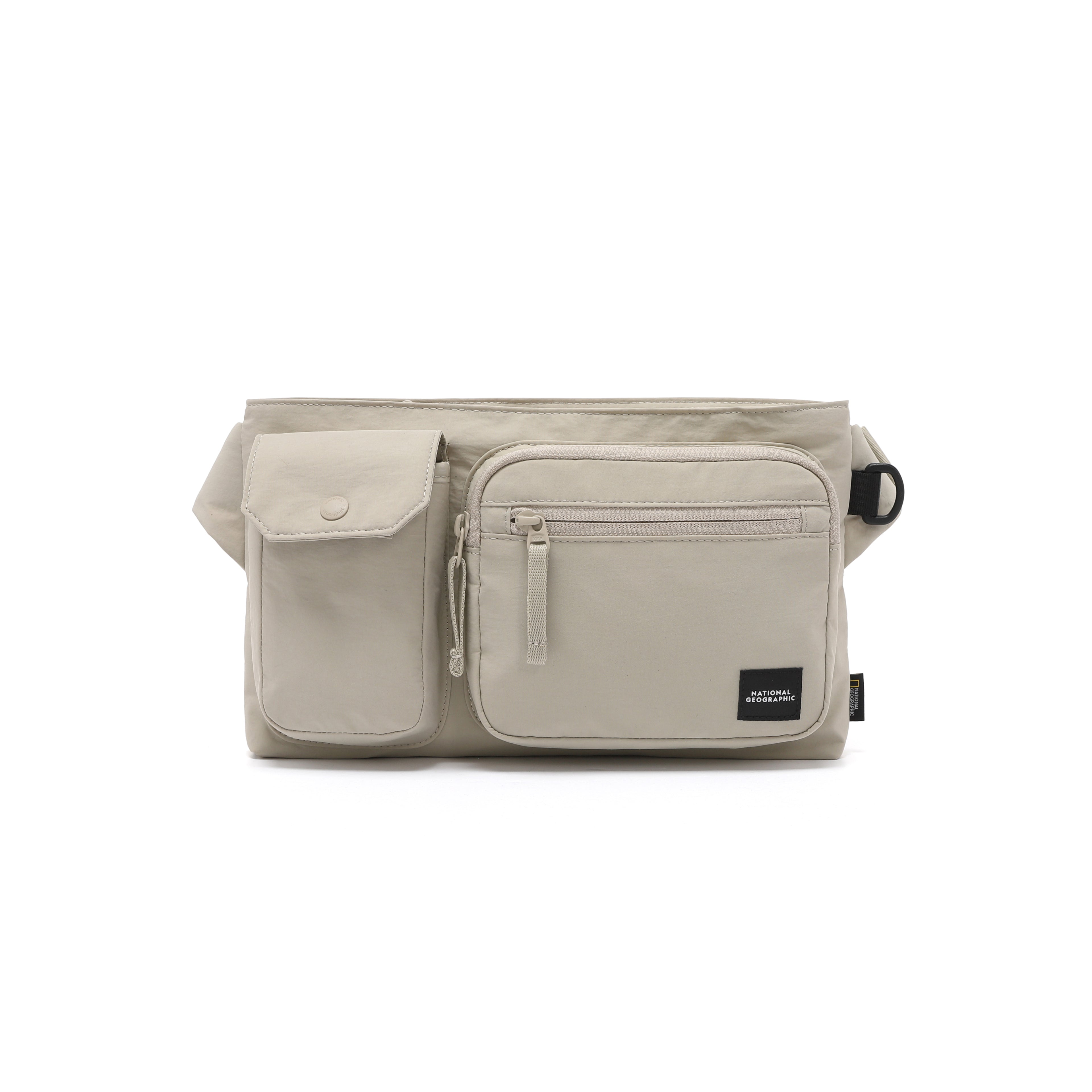 Light Wide Cross Bag-Beige