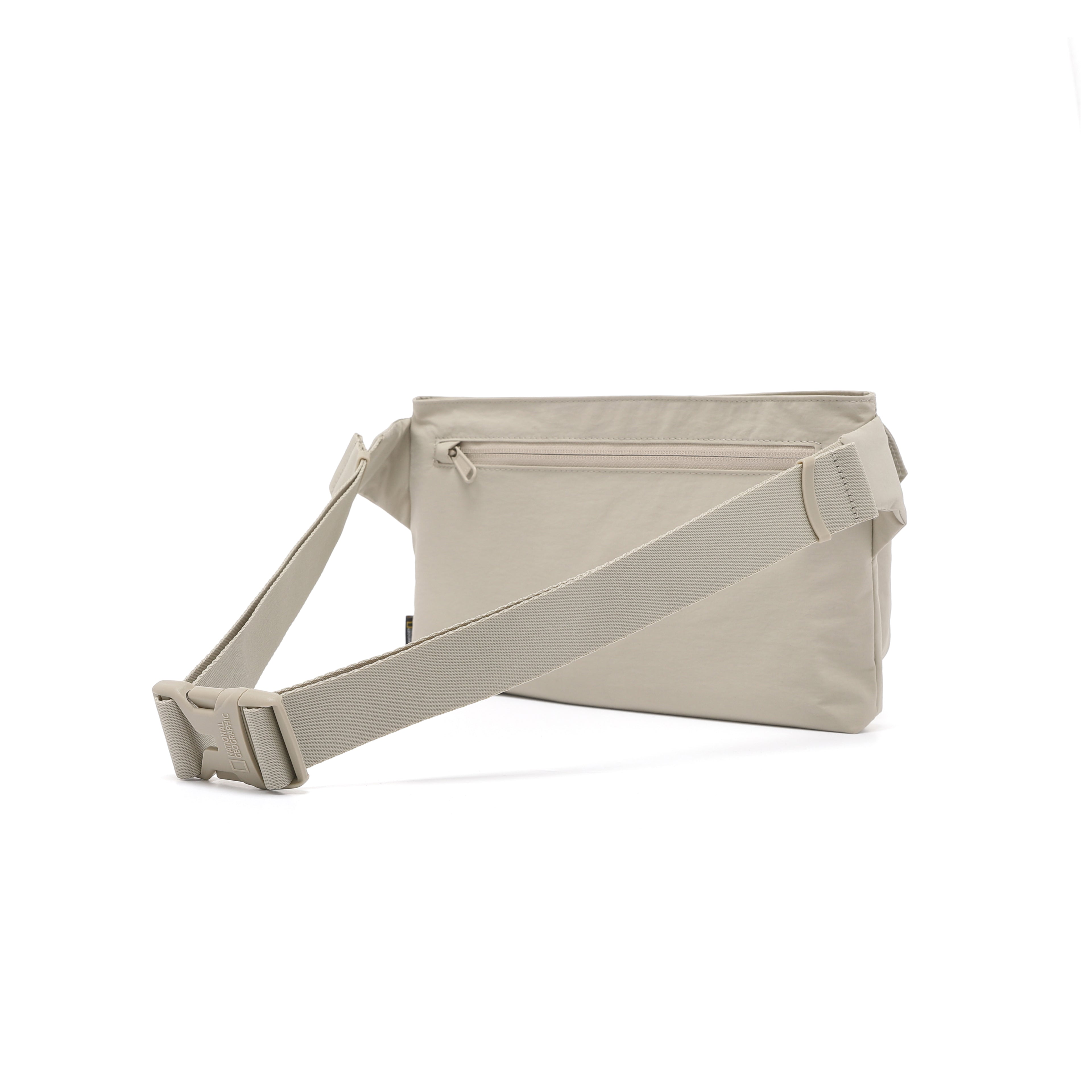 Light Wide Cross Bag-Beige