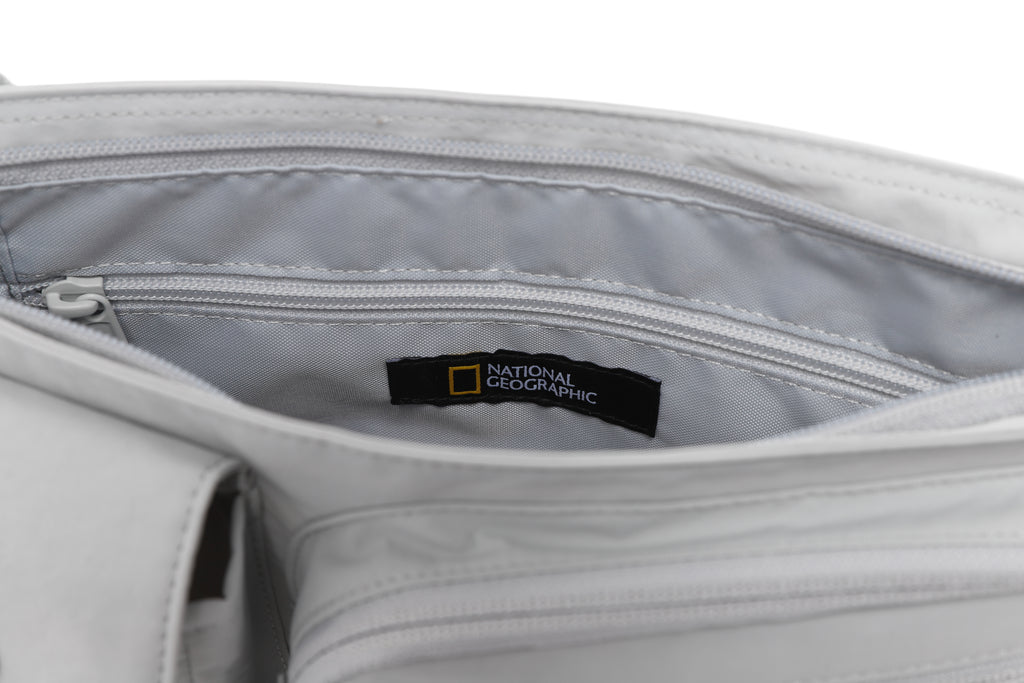 Light Wide Cross Bag-L/Grey