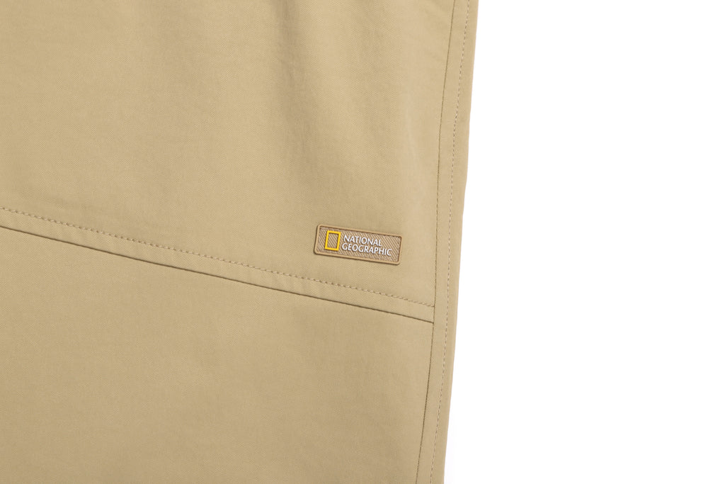 Women'S Waist Banded Long Skirt- Sand Beige