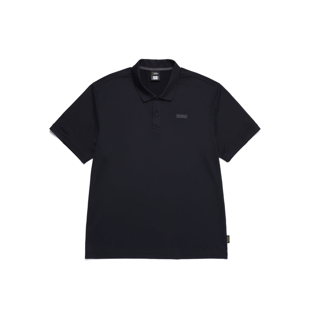 Wellaka Cooling Basic Fit Pique Collar T-Shirt- G/Mint