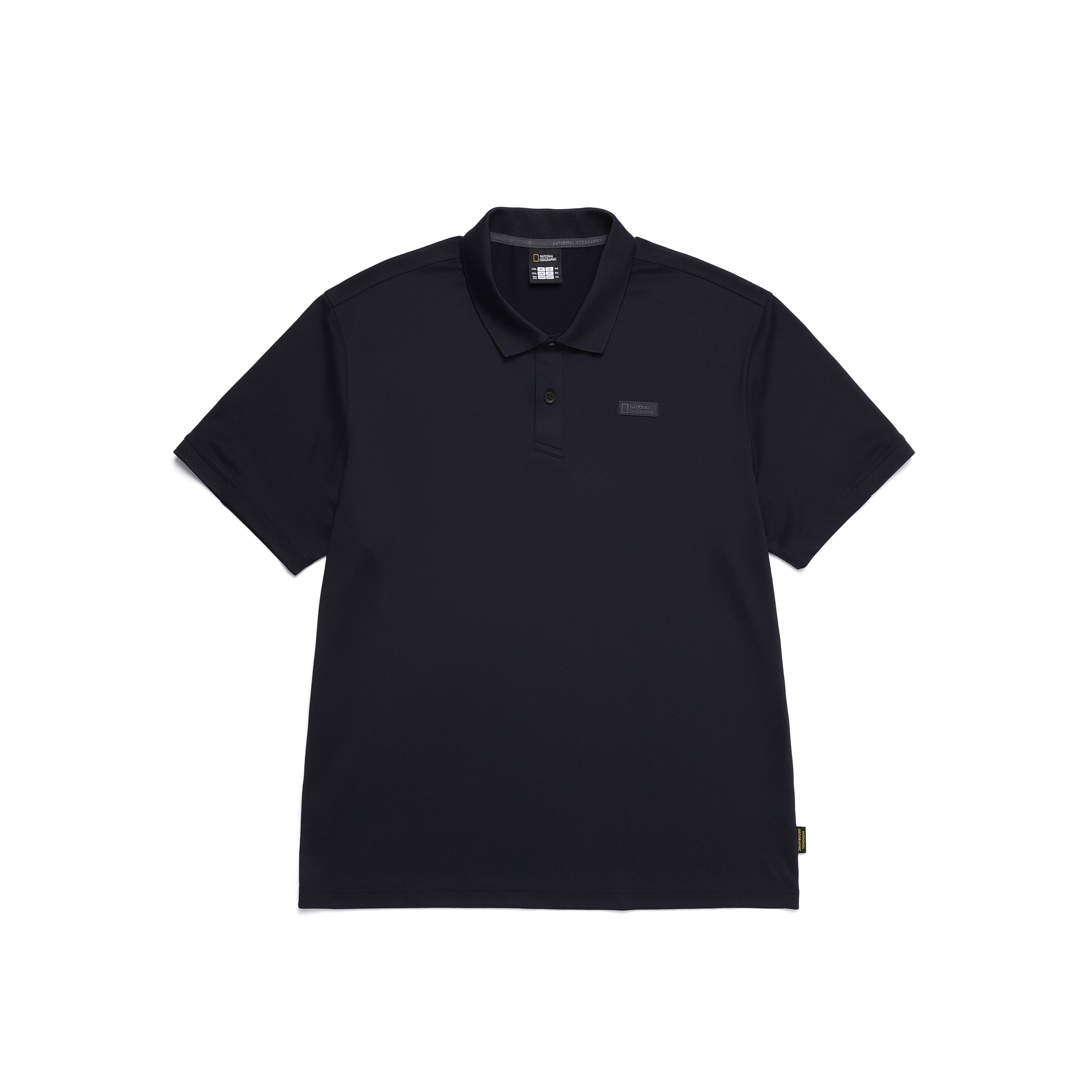 Wellaka Cooling Basic Fit Pique Collar T-Shirt- G/Mint