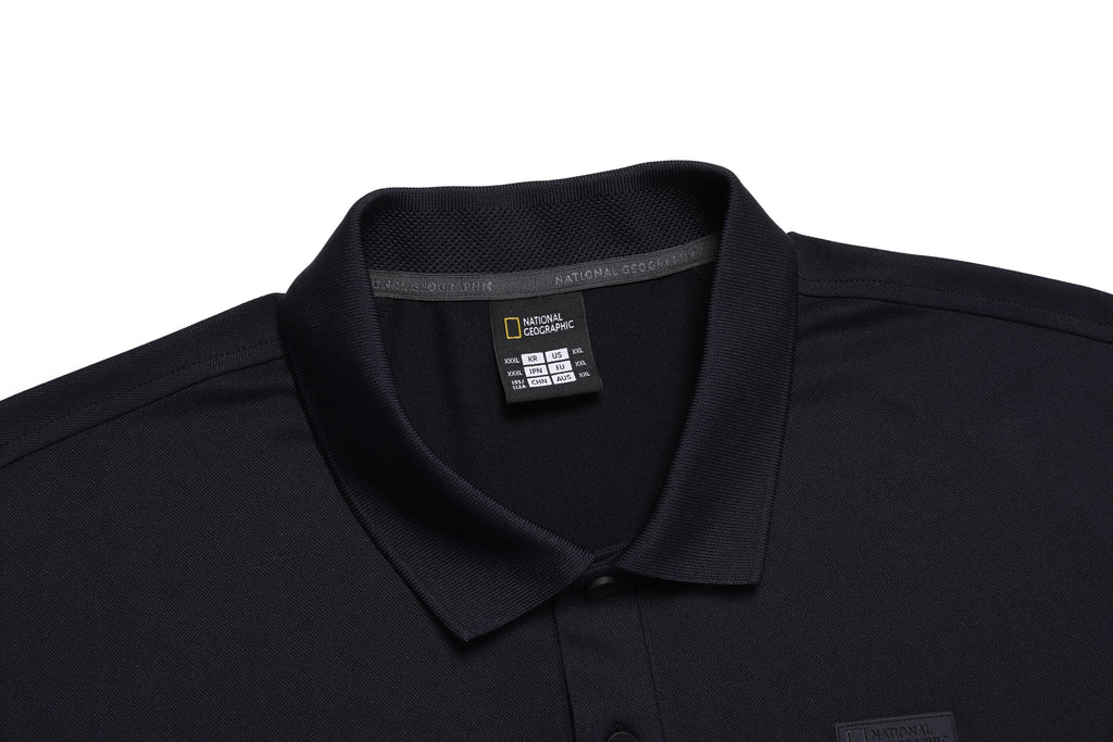 Wellaka Cooling Basic Fit Pique Collar T-Shirt- G/Mint
