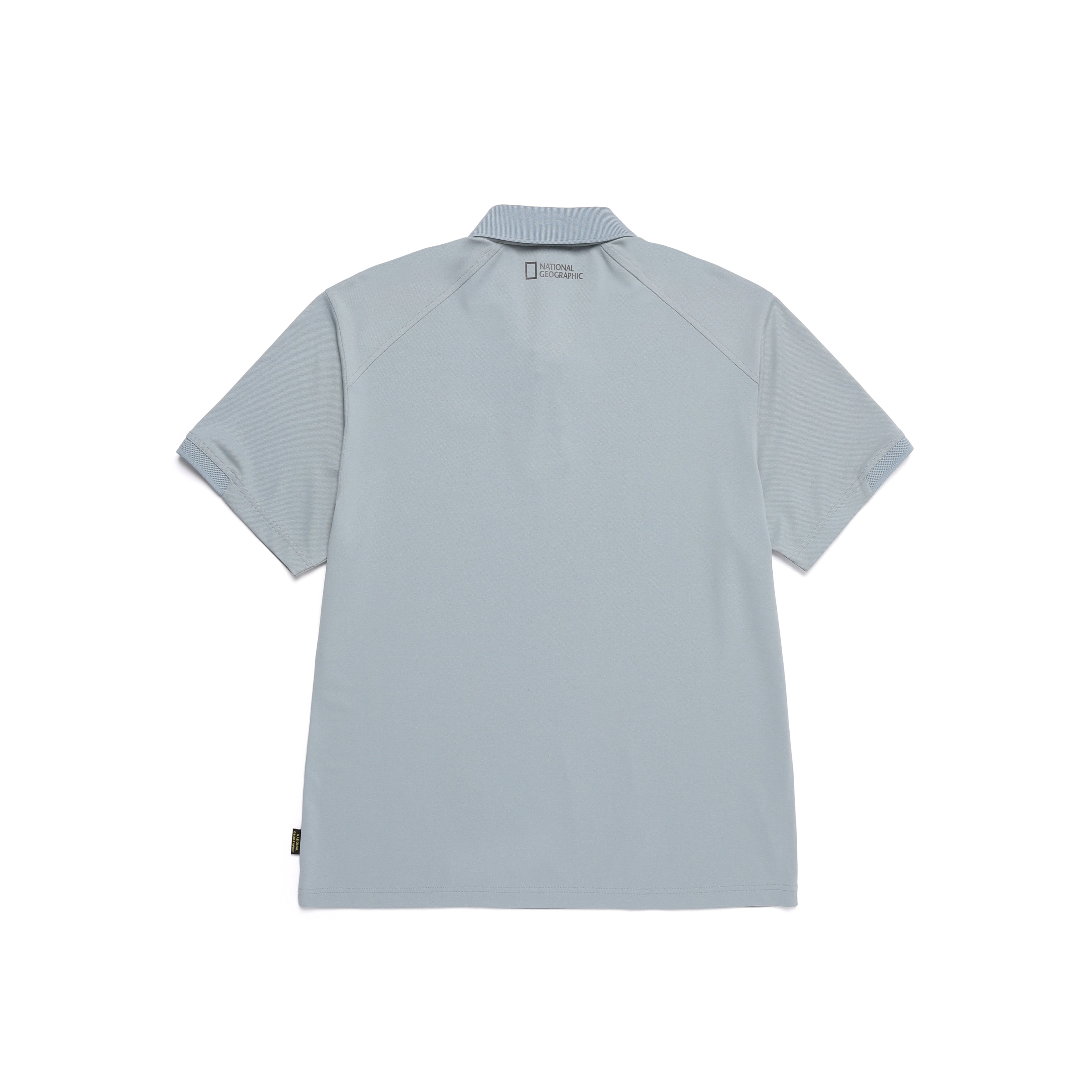 Wellaka Cooling Basic Fit Pique Collar T-Shirt- G/Mint