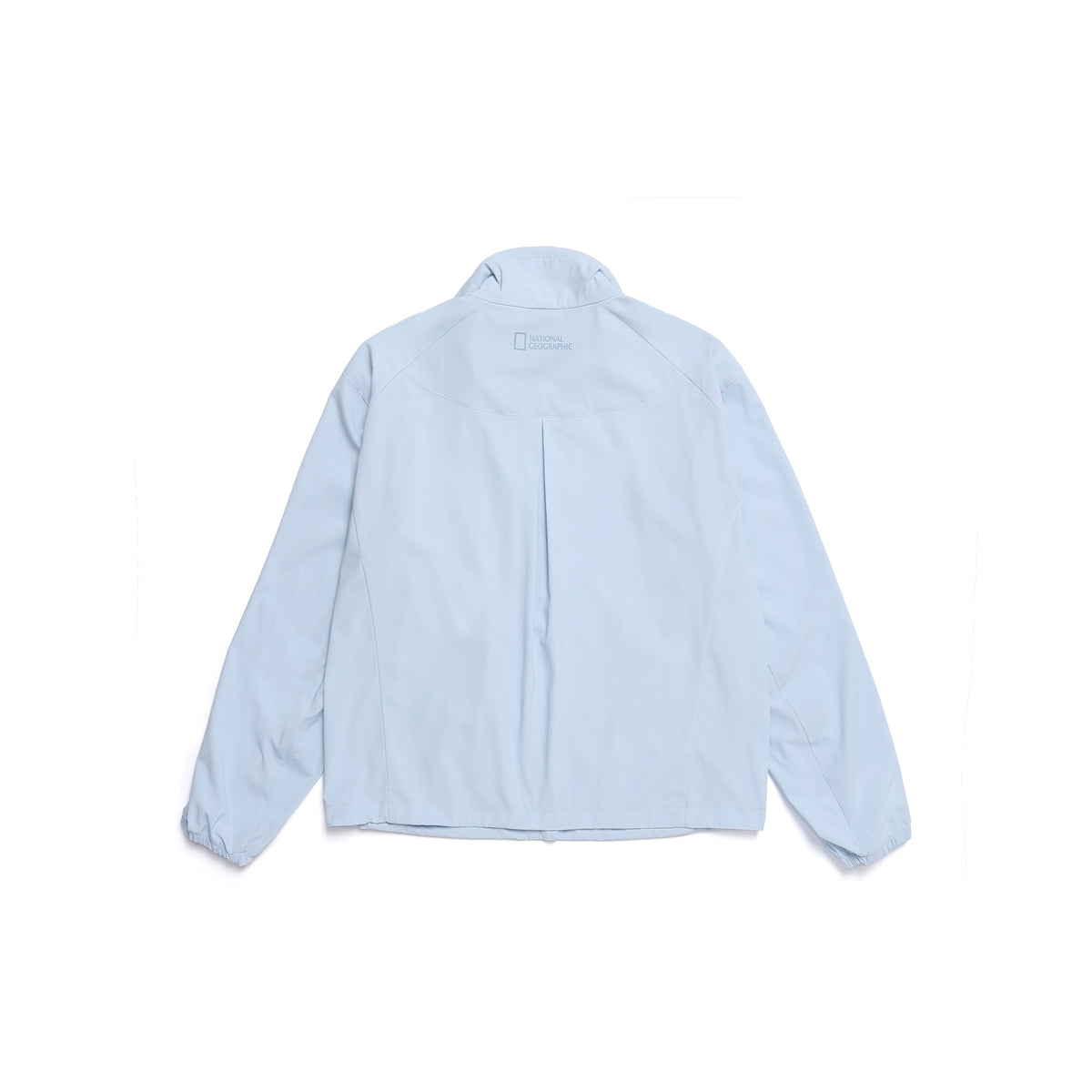 Women'S Frozen Cube Standneck Windbreaker- L/ Blue