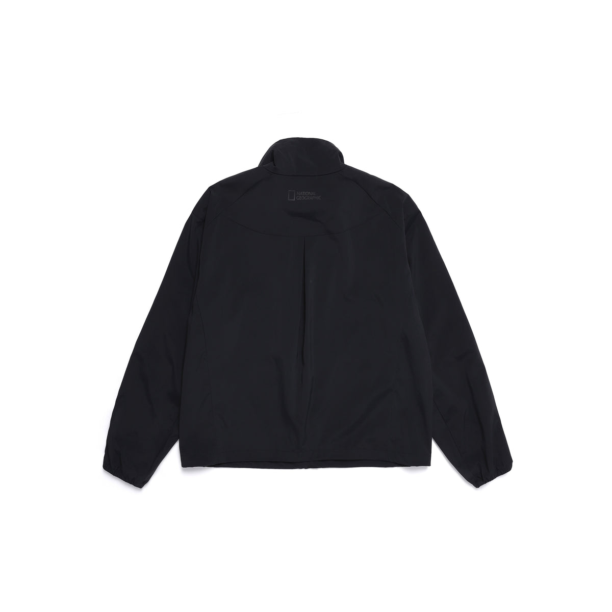 Women'S Frozen Cube Standneck Windbreaker- Carbon Black