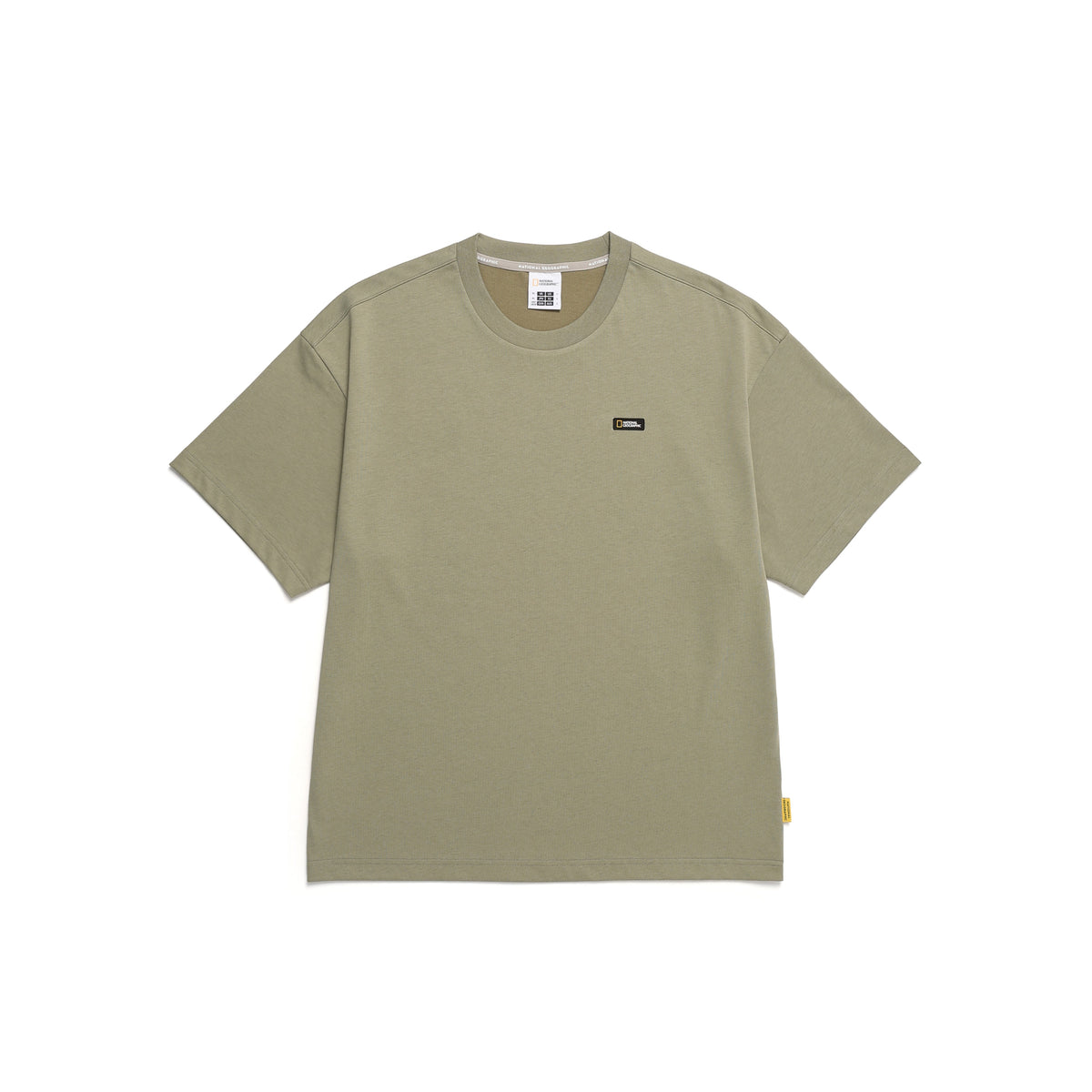 Unisex Camping Graphic T-Shirt- Lichen Khaki