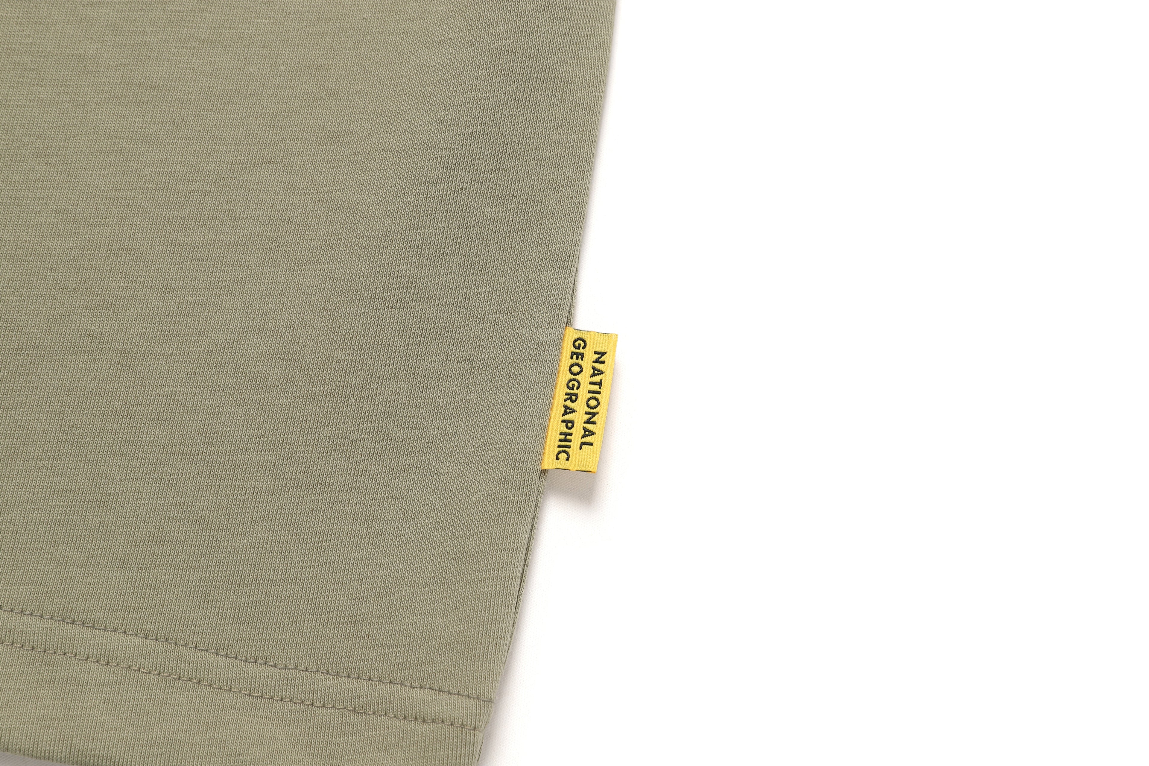 Unisex Camping Graphic T-Shirt- Lichen Khaki