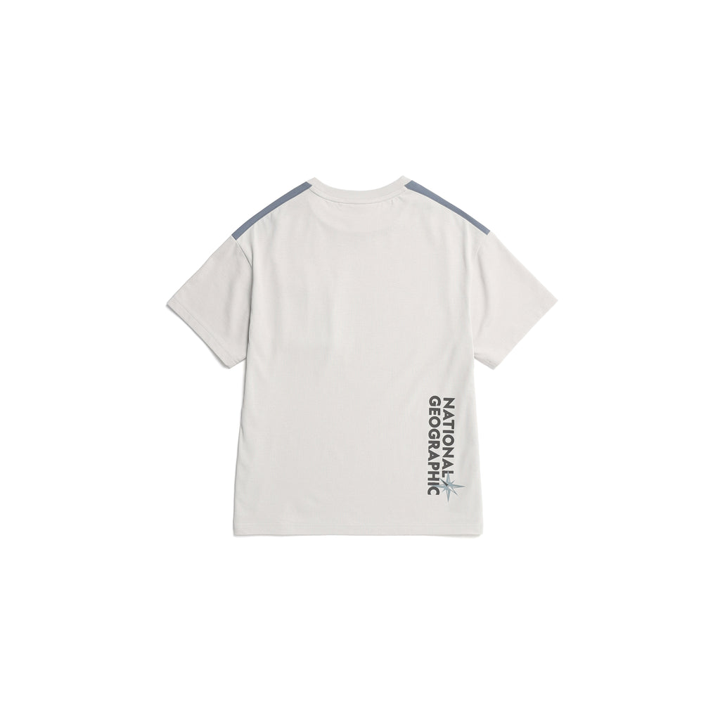 Kids T-Shirt W/ Pocket- Glacier Gray
