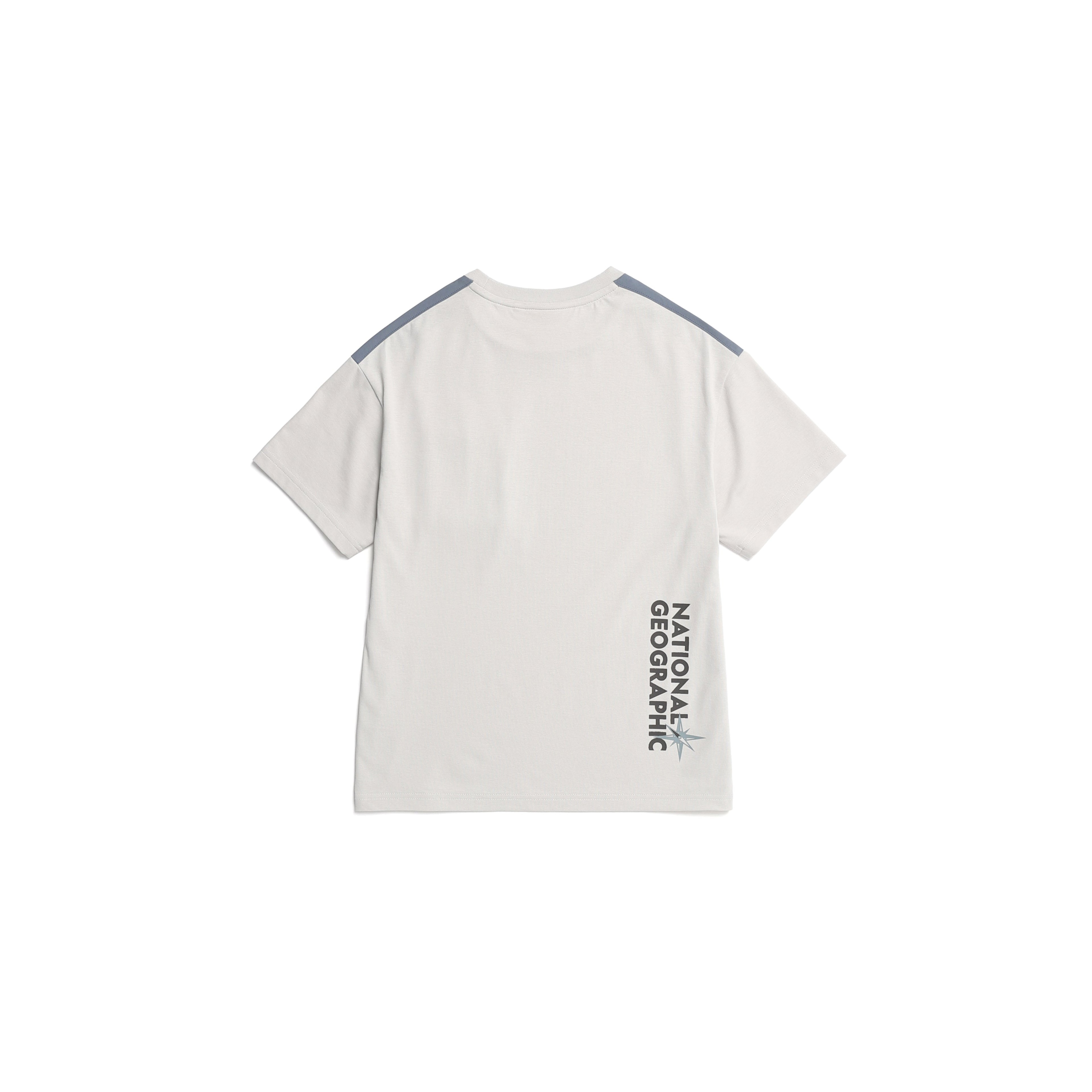 Kids T-Shirt W/ Pocket- Glacier Gray