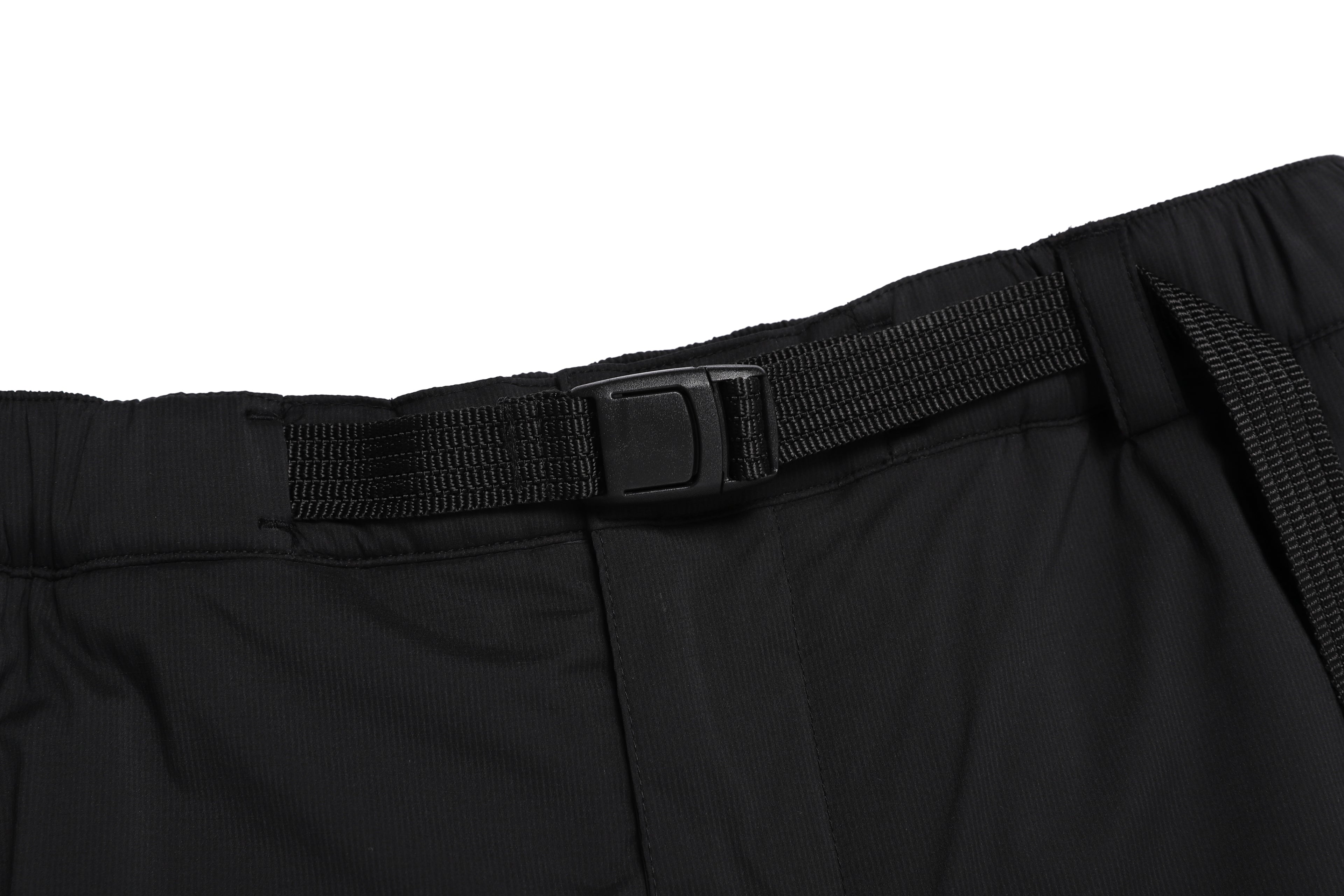 Unisex NRN Wide Padding Cargo Pants- Black