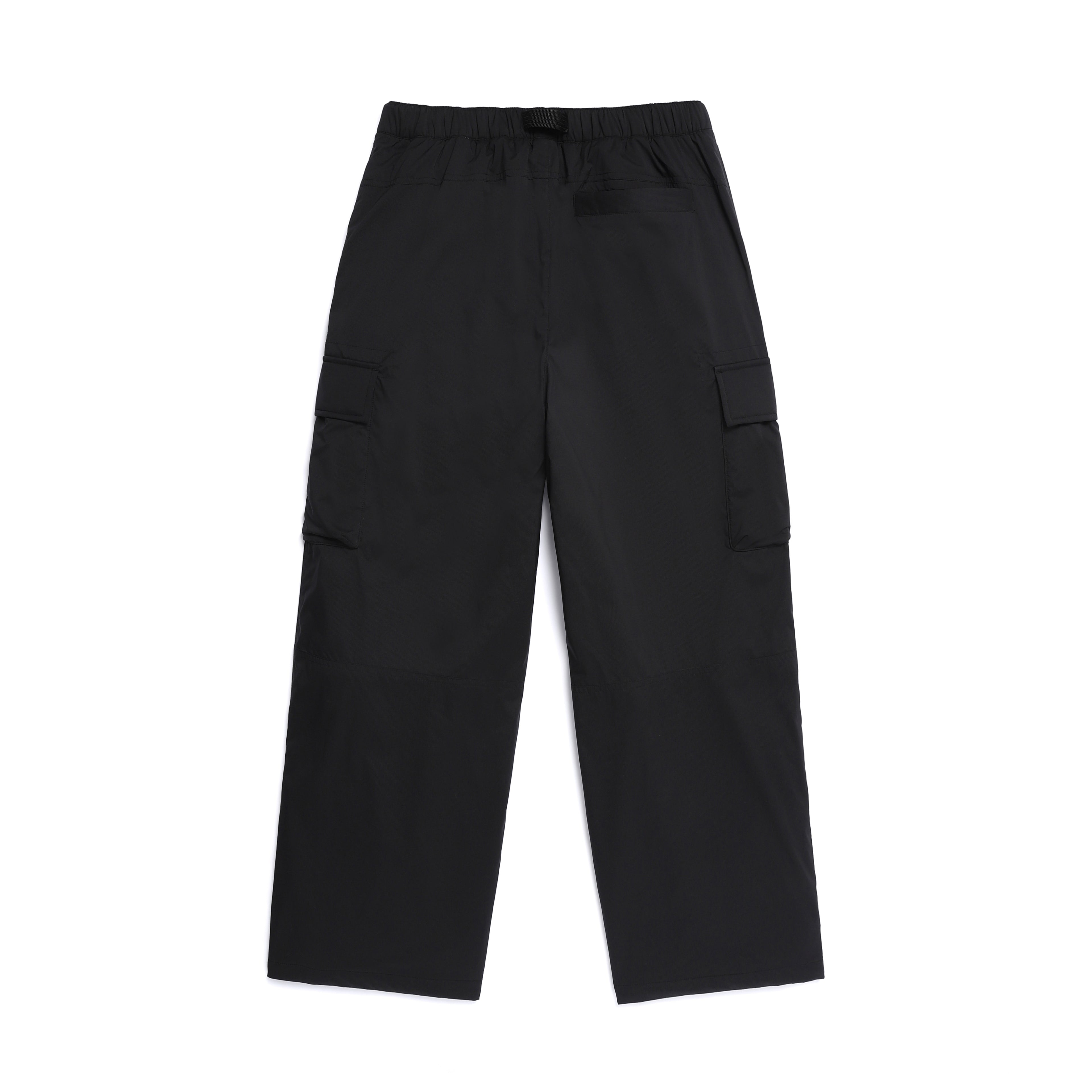 Unisex NRN Wide Padding Cargo Pants- Black