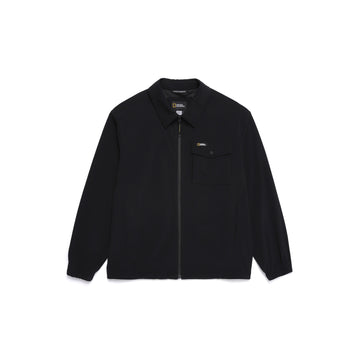 RIO WOVEN STRETCH SHIRKET- CARBON BLACK