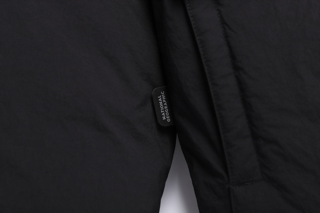 Unisex NRN Utility Heavy Down Puffer Jacket- Black