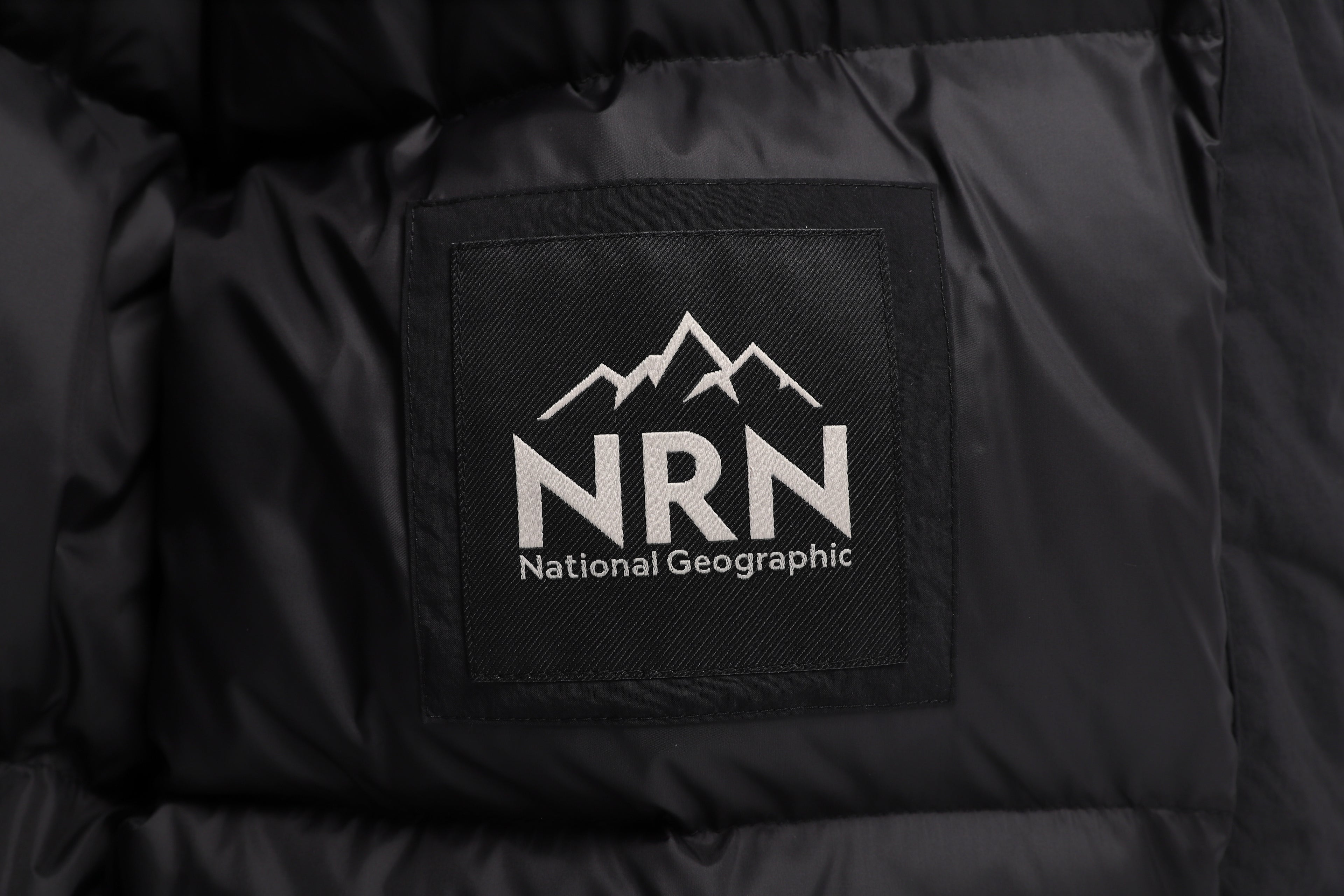 Unisex NRN Utility Heavy Down Puffer Jacket- Black