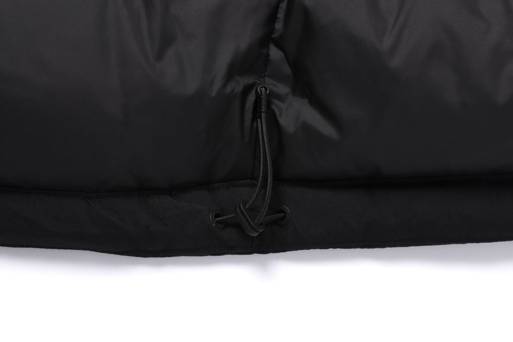 Unisex NRN Utility Heavy Down Puffer Jacket- Black