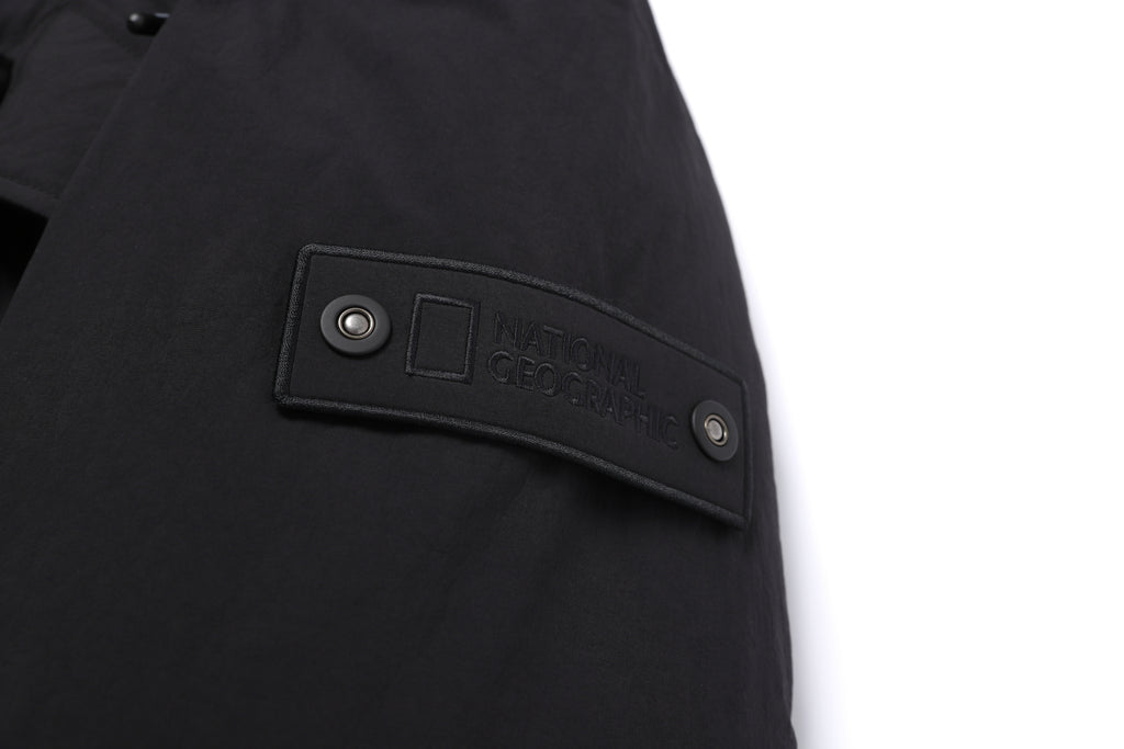 Unisex NRN Utility Heavy Down Puffer Jacket- Black