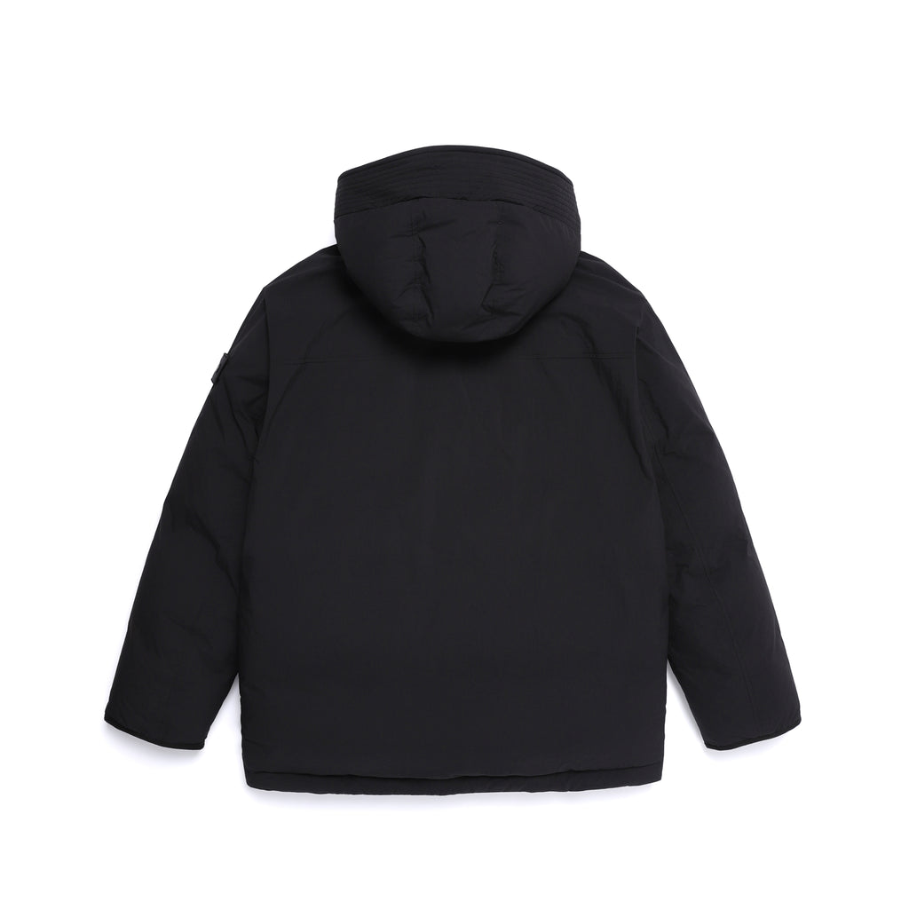 Unisex NRN Utility Heavy Down Puffer Jacket- Black