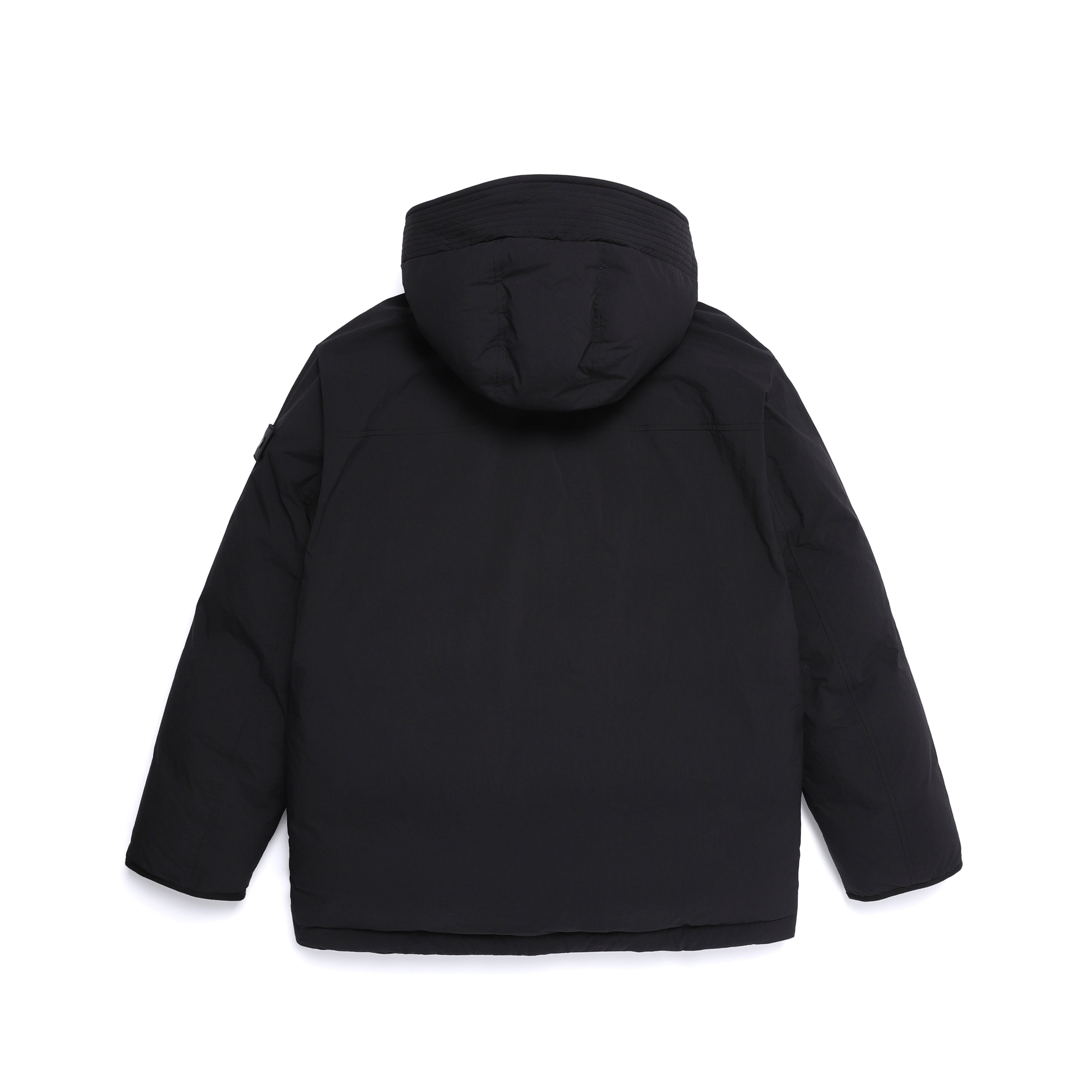 Unisex NRN Utility Heavy Down Puffer Jacket- Black
